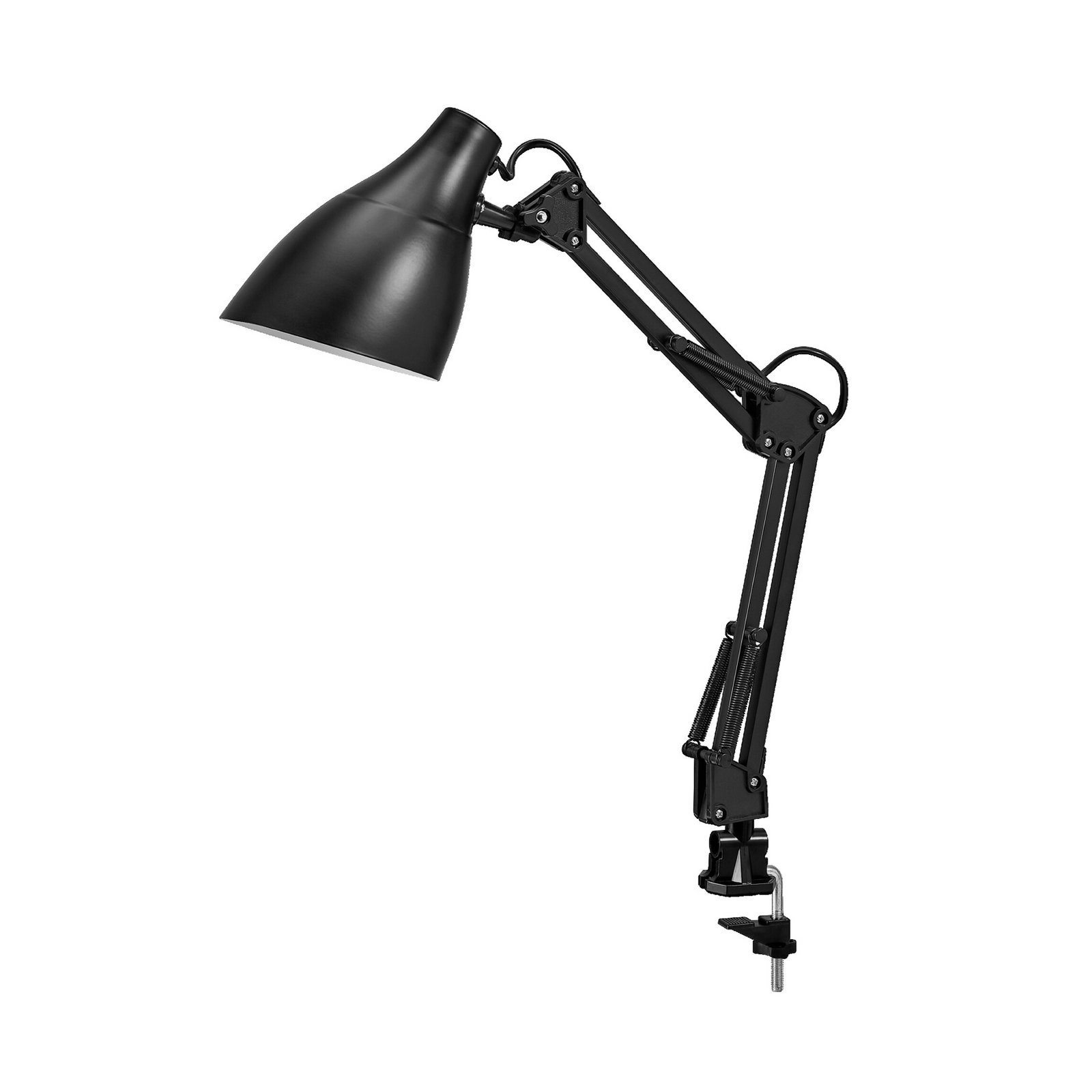 Lampa cu clemă OSRAM Office Line Desk Pear Clip, negru, E27