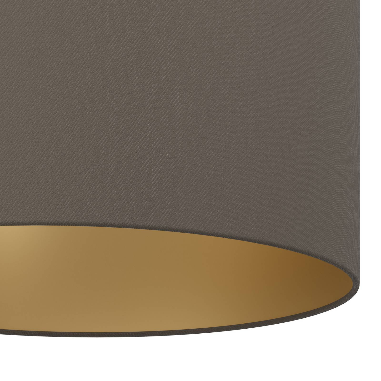 Lampa wisząca Concessa cappuccino/złoty Ø 53 cm