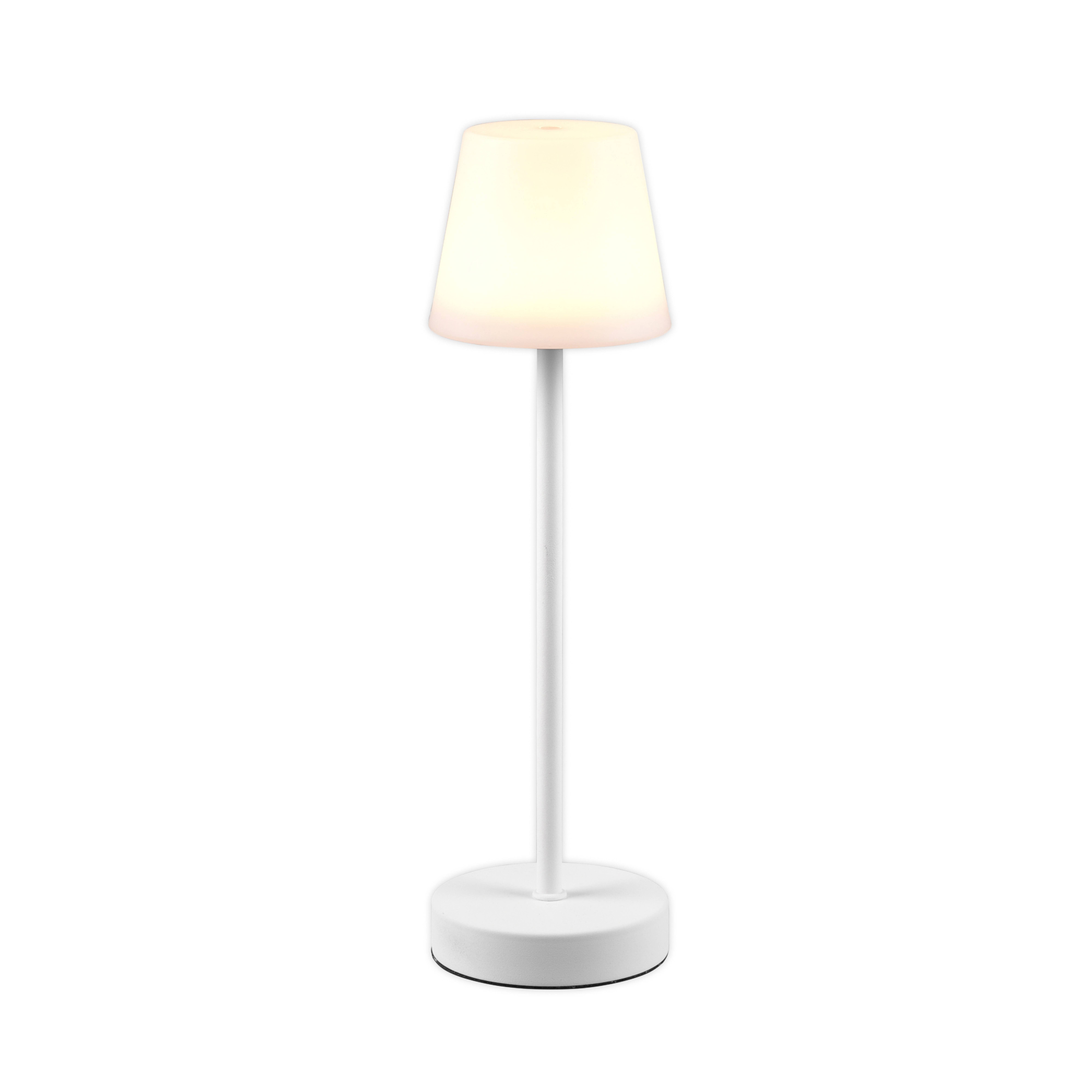Lámpara mesa LED Martinez, atenuador y CCT, blanco