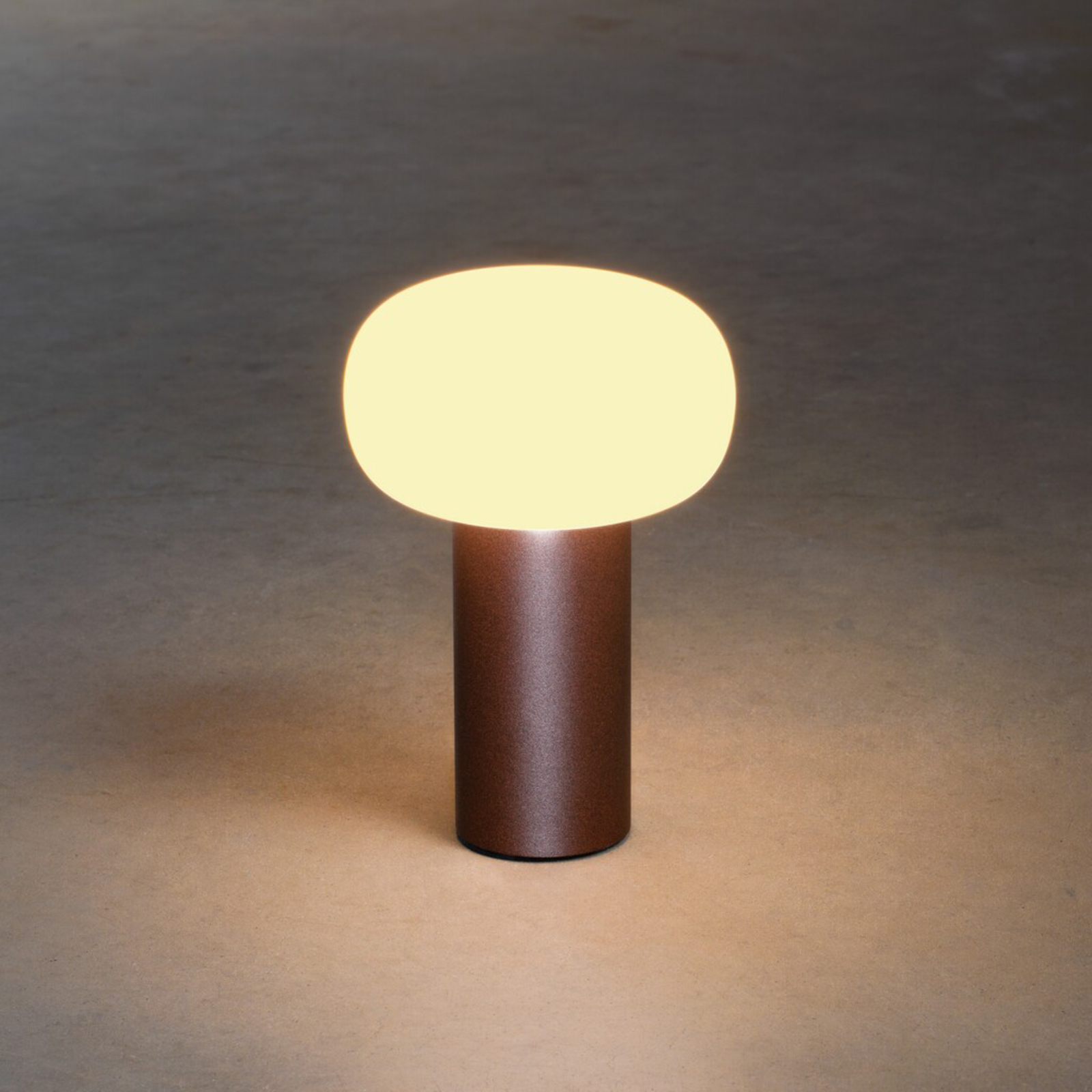 Lampe table LED Antibes IP54 batterie RGBW rouille
