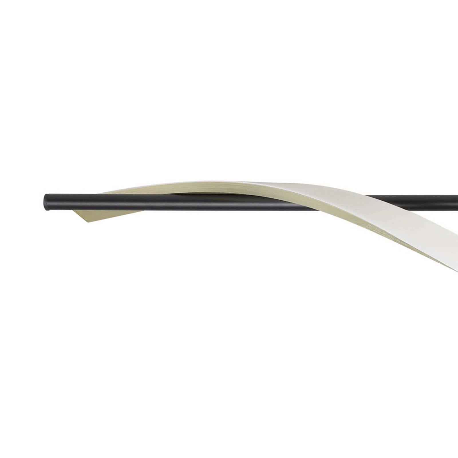 EGLO LED plafondlamp CONAPRATO, zwart/messing, 115 cm, CCT