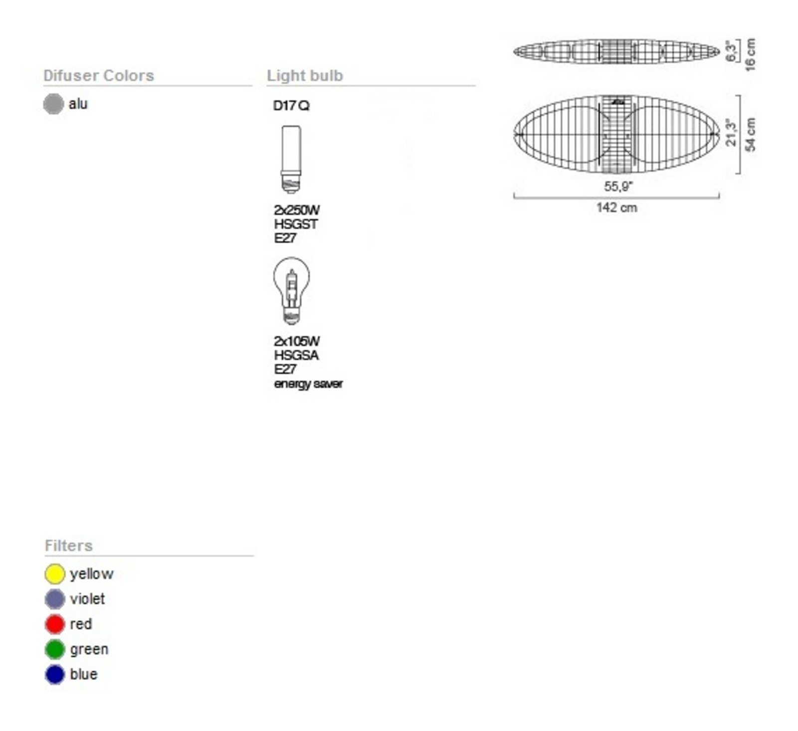 Queen Titania Lustră Pendul - Luceplan