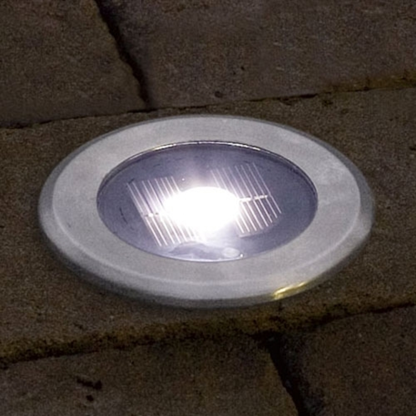 Konstmide Useful recessed floor light SOLAR LIGHT LED, energy efficiency: A+, H: 4 cm