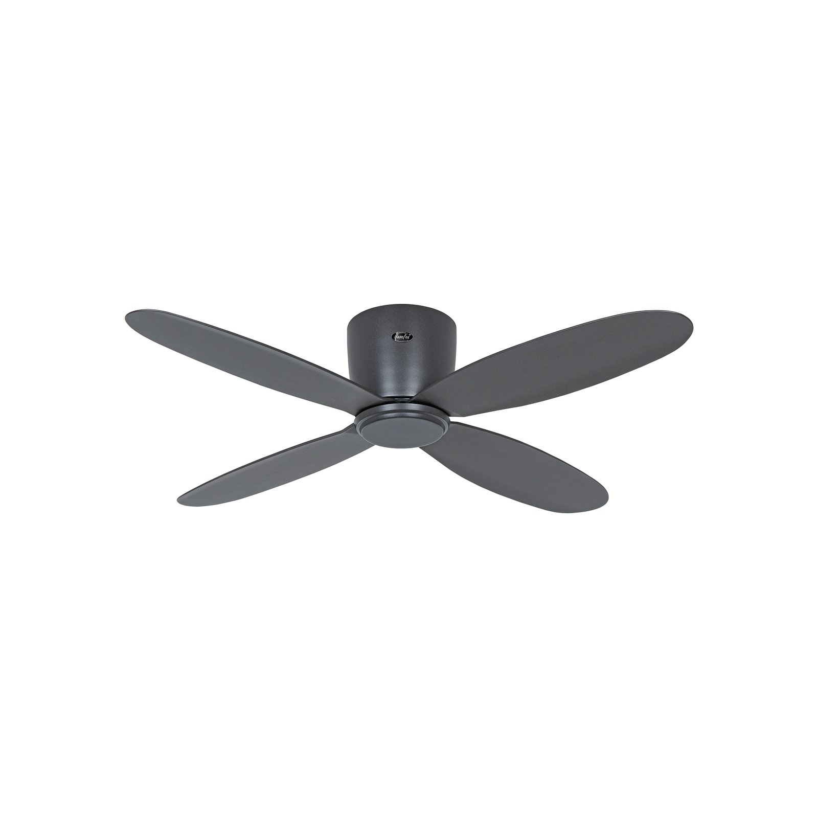 Smart ceiling fan Eco Plano II, Ø 112 cm, grey, DC