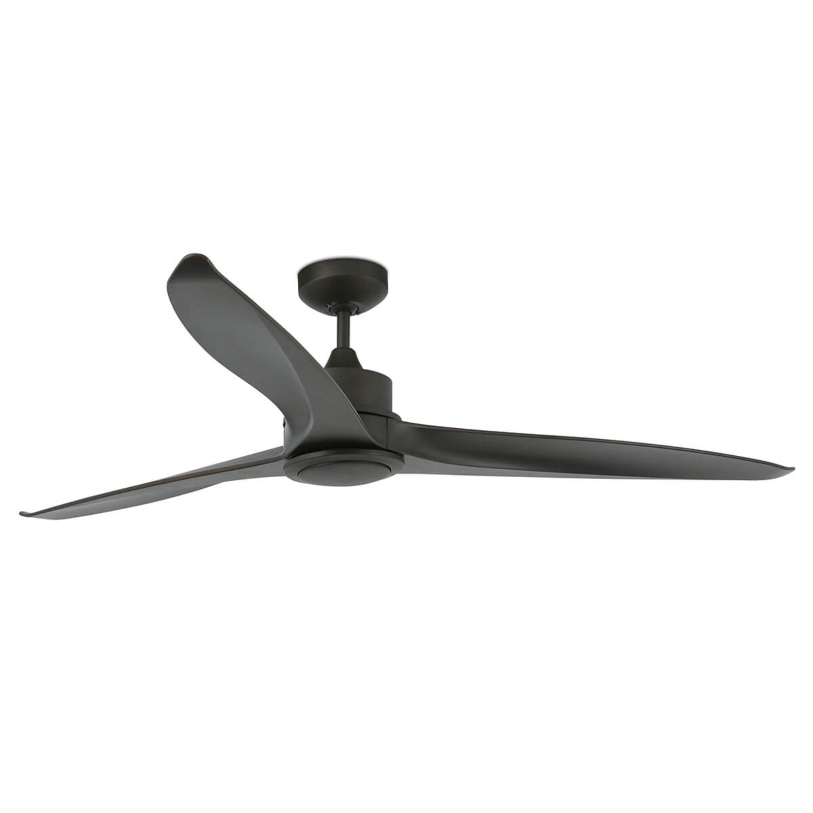 Tonic LED ceiling fan, dark brown