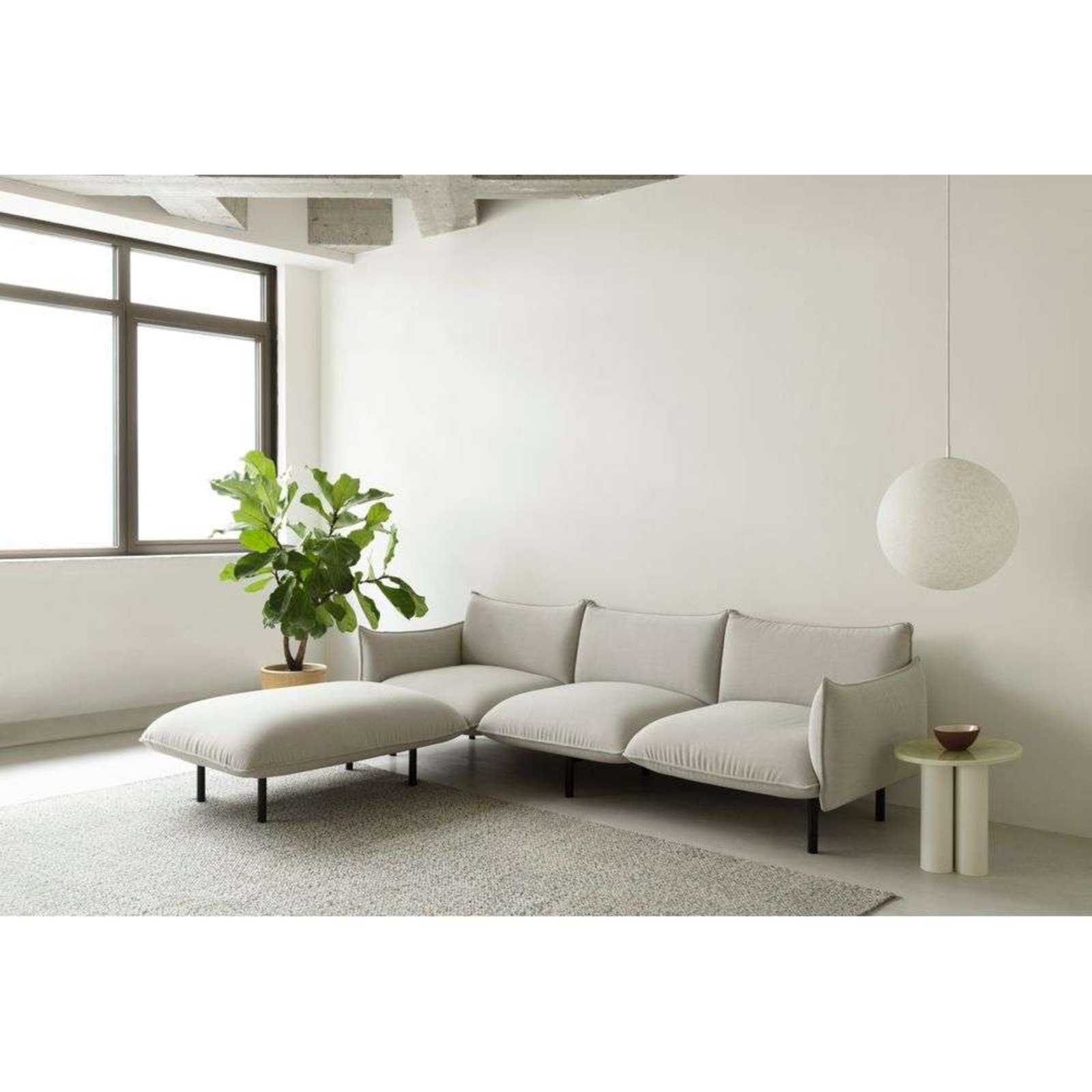 Pix Plafonieră Ø45 White - Normann Copenhagen