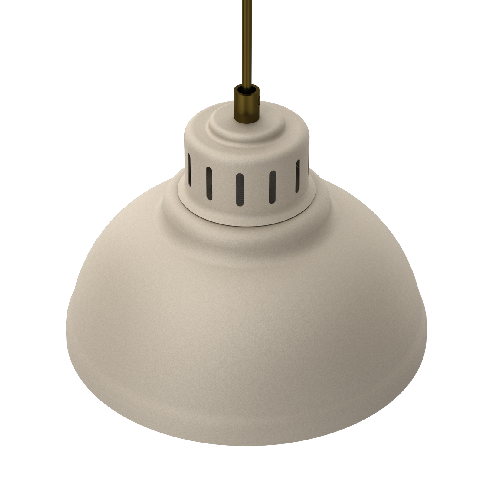 Hanglamp Sven, 3-lamps, beige, staal