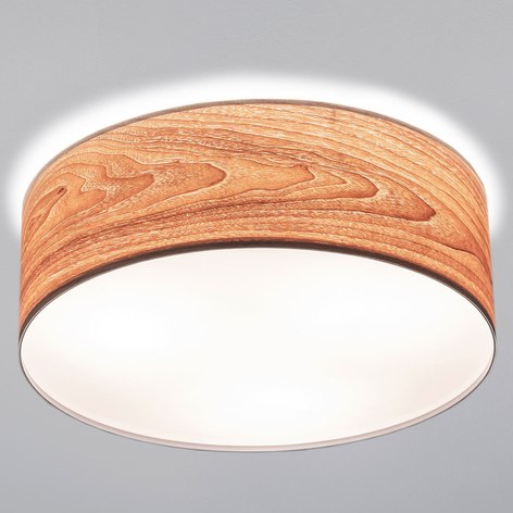 Topmoderne loftslampe Liska i træ