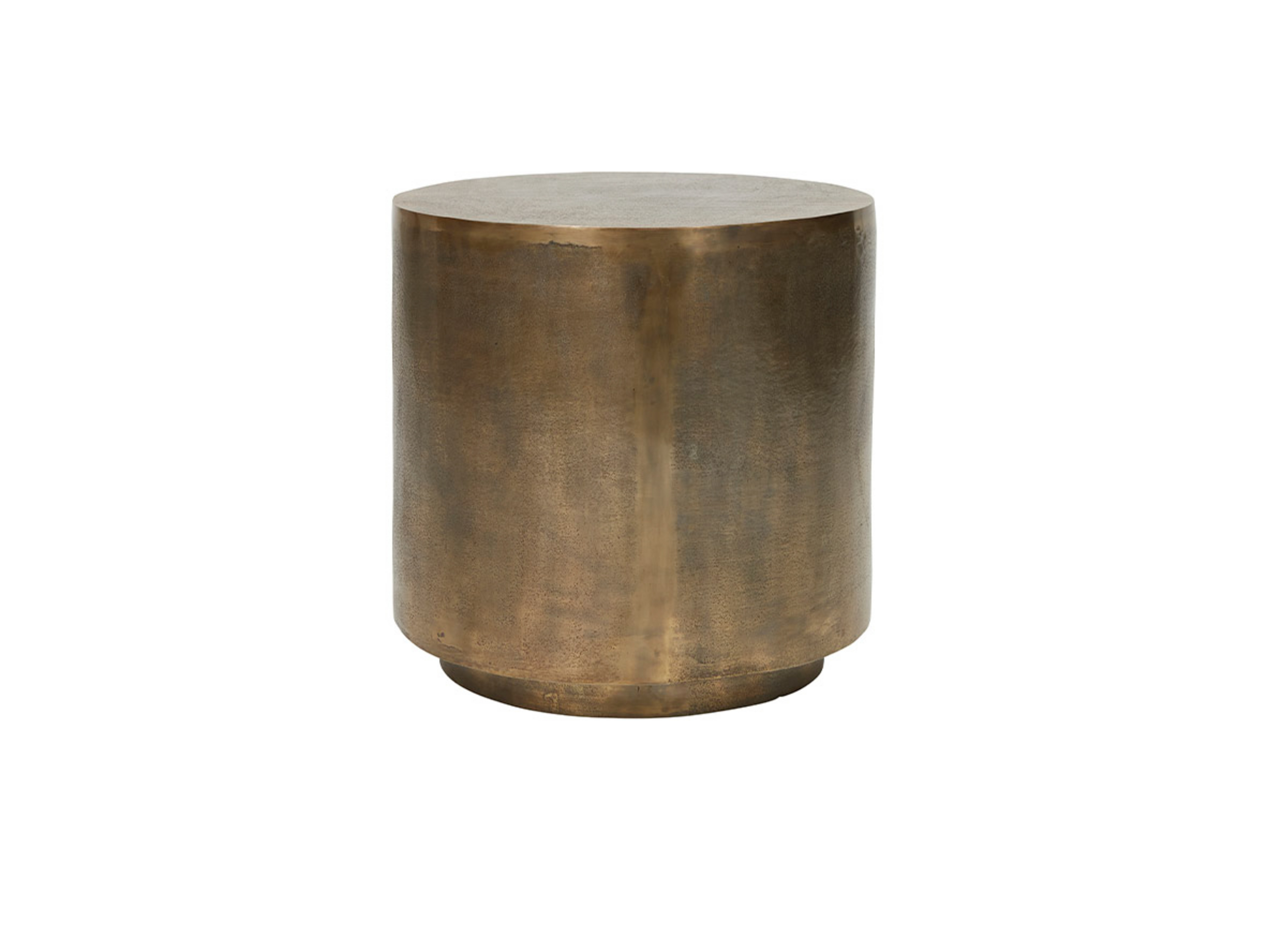 Rota Sofabord H50 Ø50 Antique Brass - House Doctor