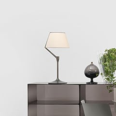 Kartell LED laualamp Angelo Stone, titaan, timmitav