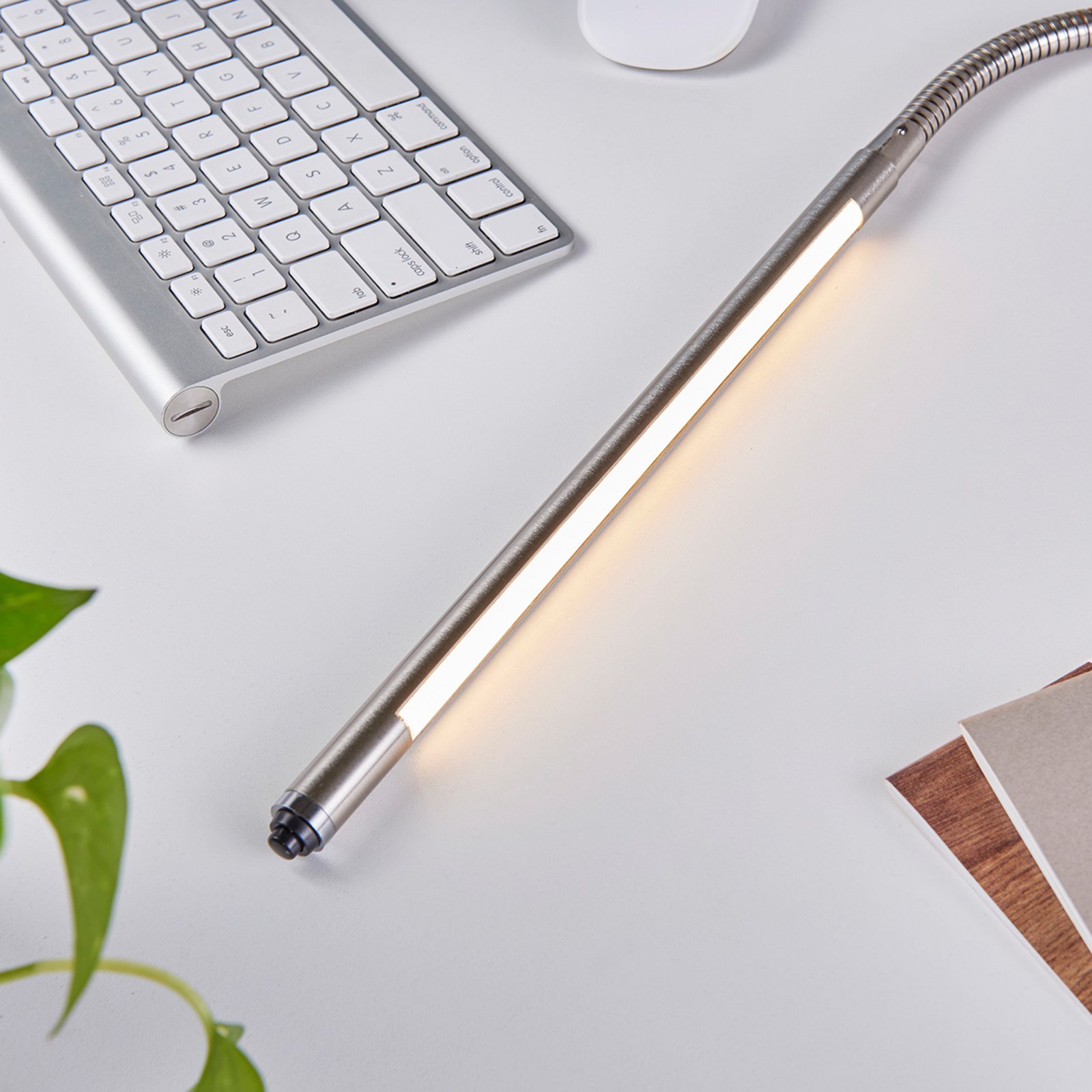 Lionard LED Lámpara de Abrazadera Nickel - Lindby