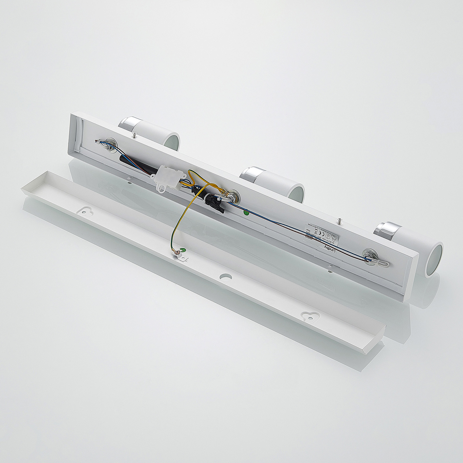 Kardo 3 Wall Lamp White/Chrome - Lindby