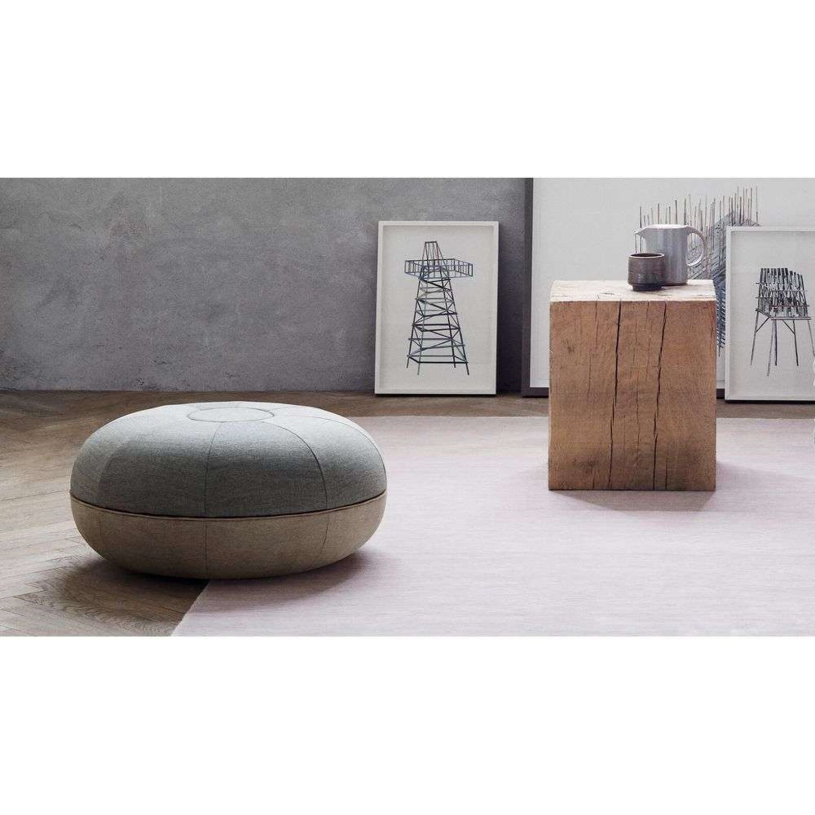 Pouf Large Concrete - Fritz Hansen