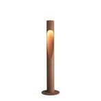 Louis Poulsen Flindt 830 rust-coloured dimmable floor path lamp, 110 cm, with