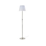 Aluminor Store golvlampa, aluminium/vit