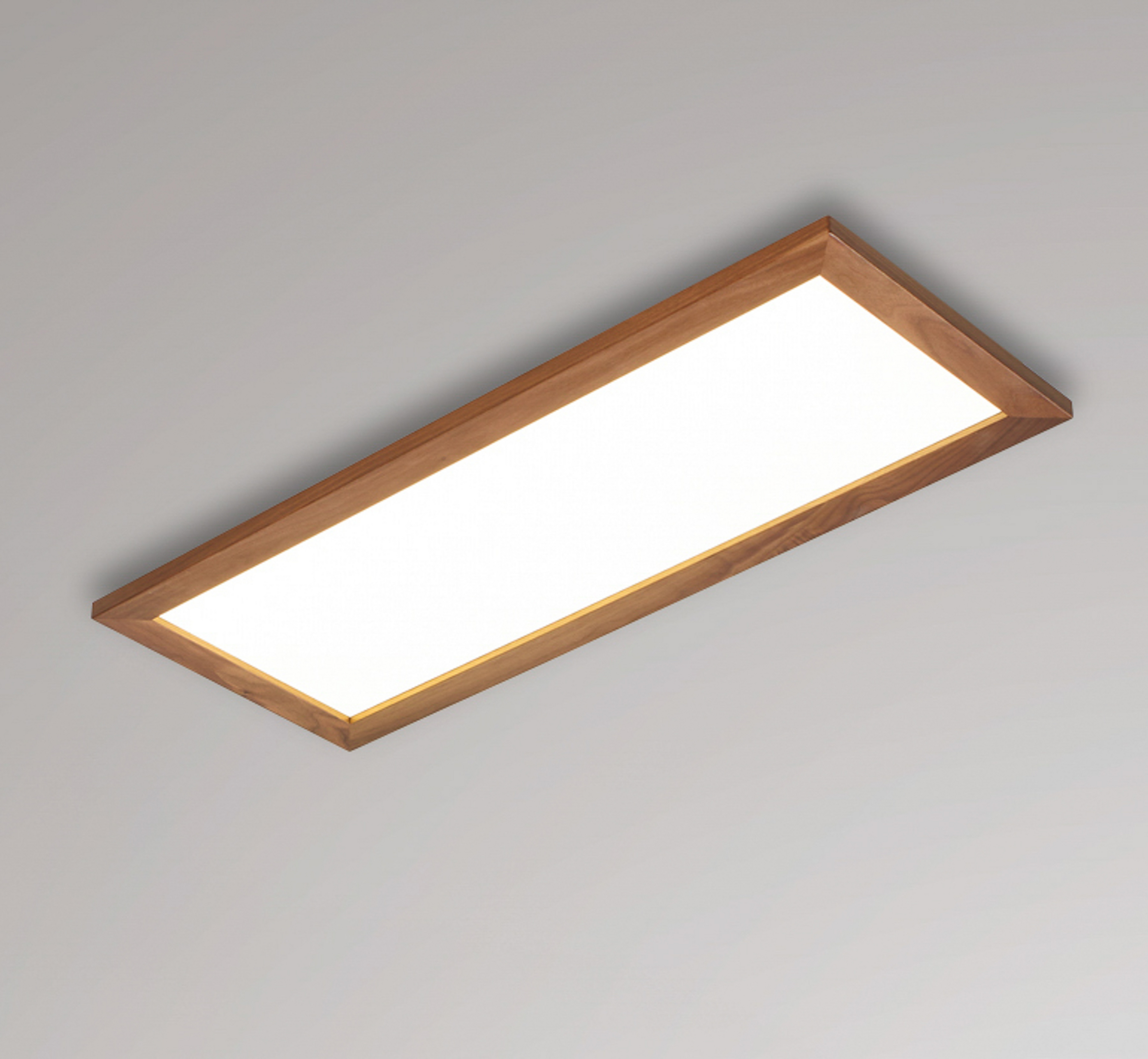 Panel LED Quitani Aurinor, orzech, 86 cm
