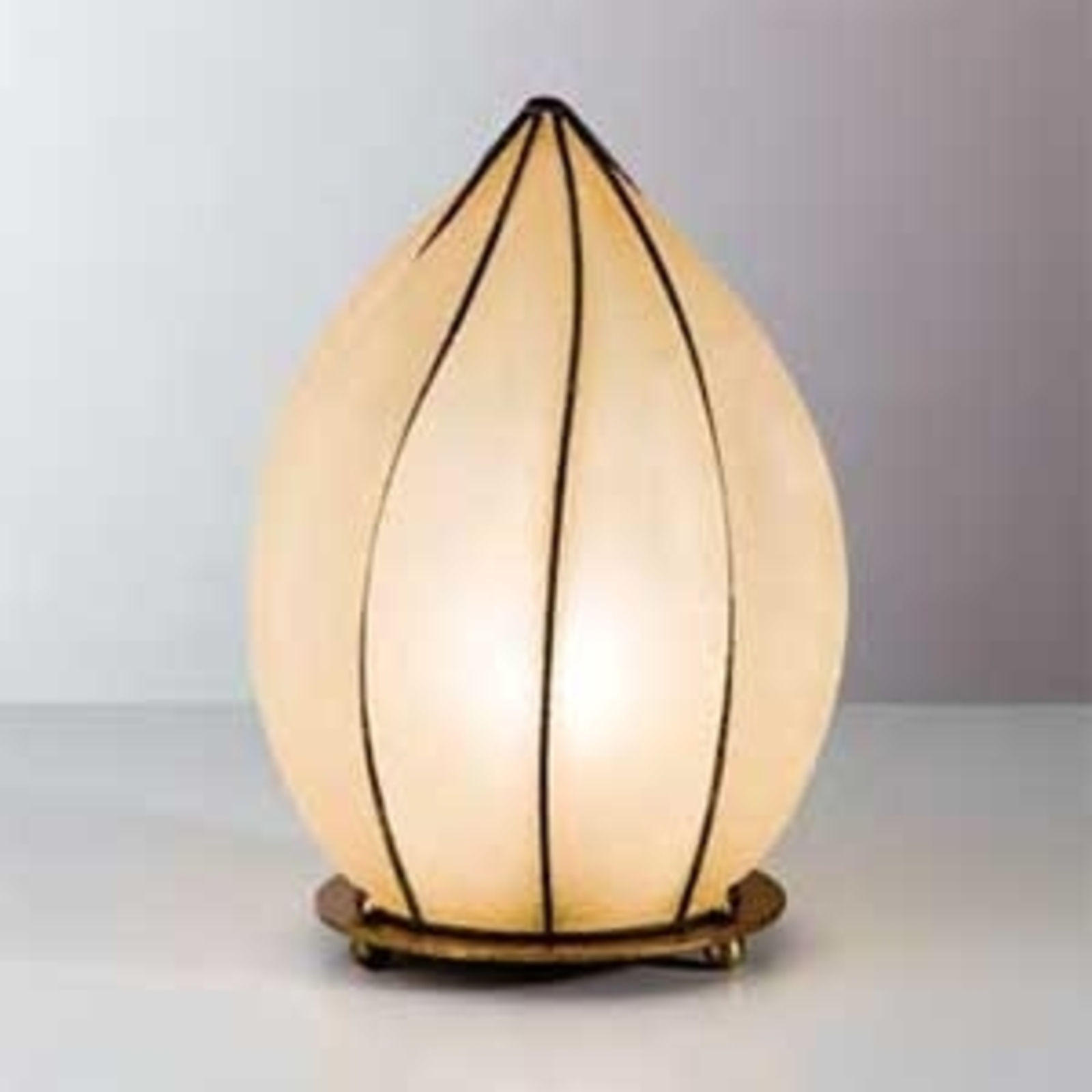 Lámpara de mesa Pozzo, altura 30 cm