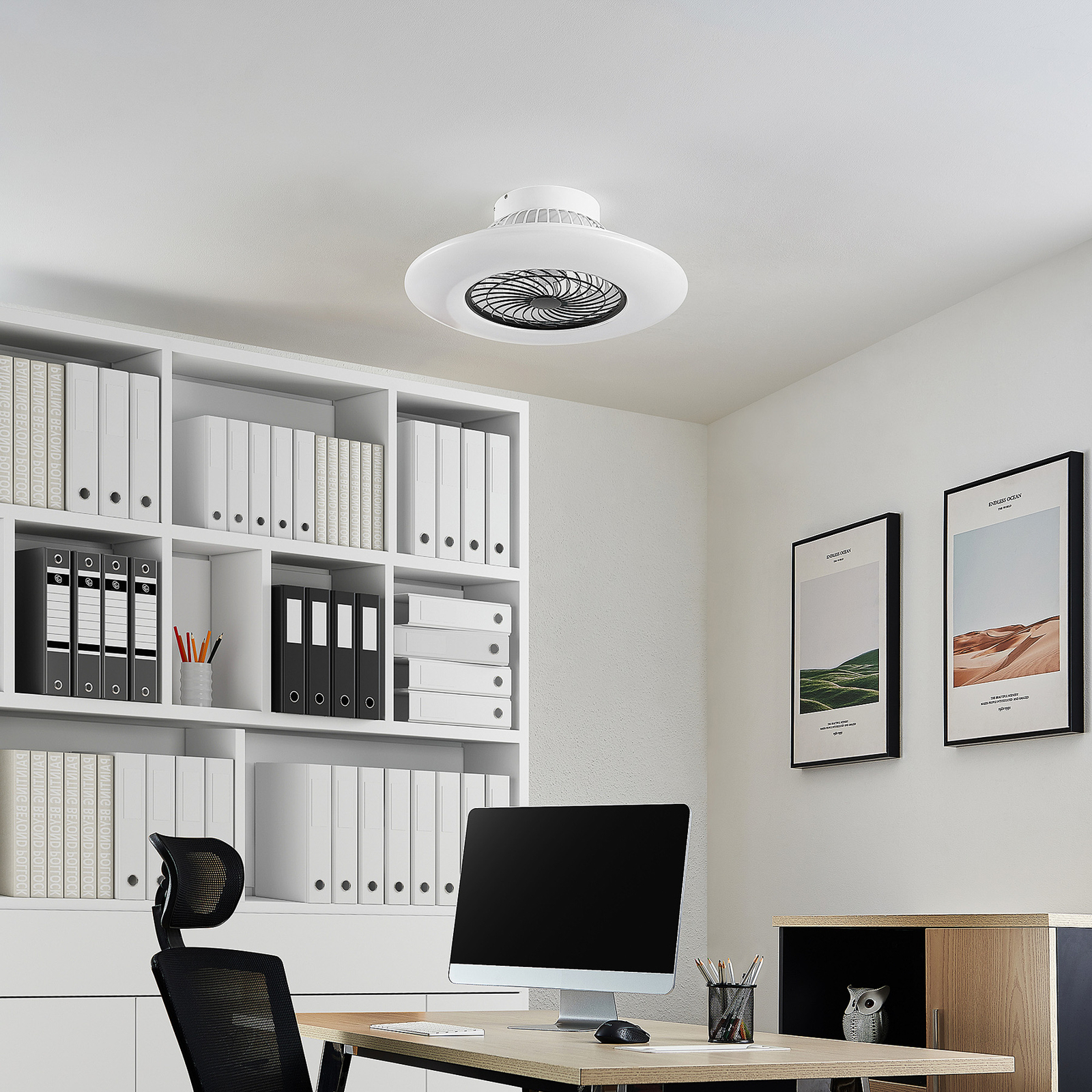 Starluna Arnick LED ceiling fan, black