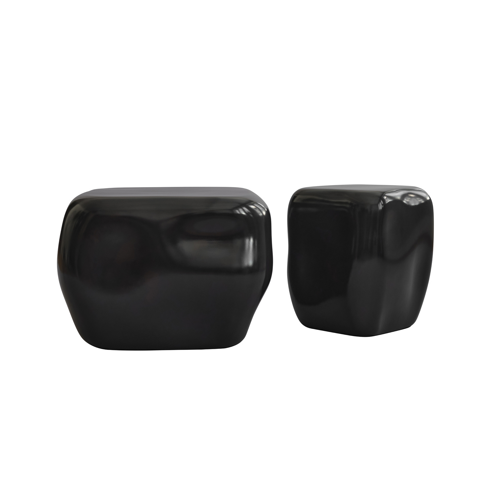 Stolik pomocniczy Ishi czarny Szerokość 31 cm Szkło - 101 Copenhagen