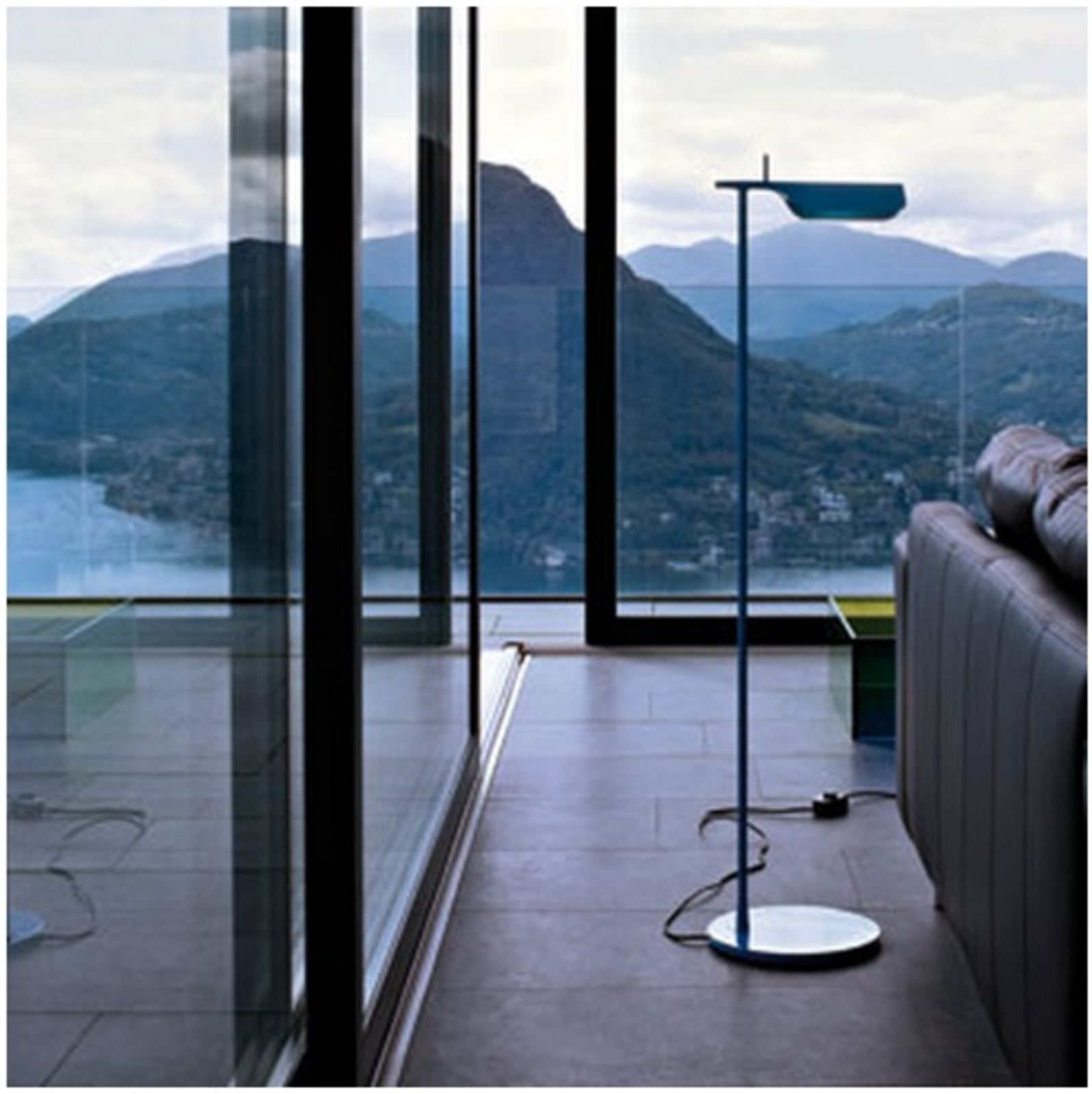 Tab F LED Gulvlampe Hvid FLOS - Stue - Aluminium billede