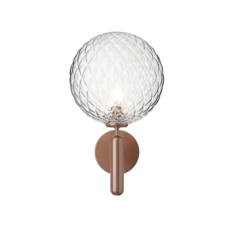 Nuura Aps – Miira Außenwandleuchte Dark Bronze/Optic Clear Nuura