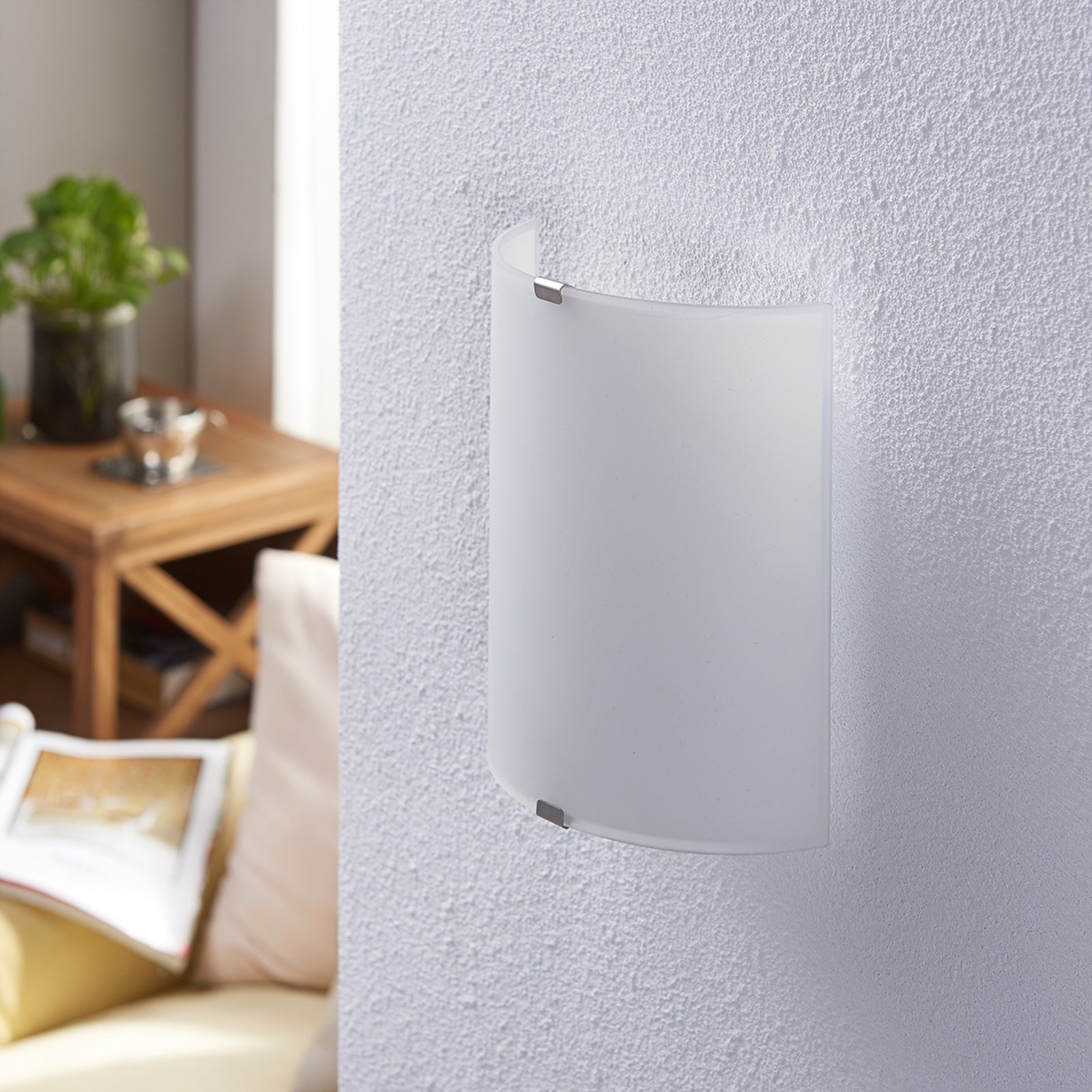Helmi LED Candeeiro de Parede Opal - Lindby