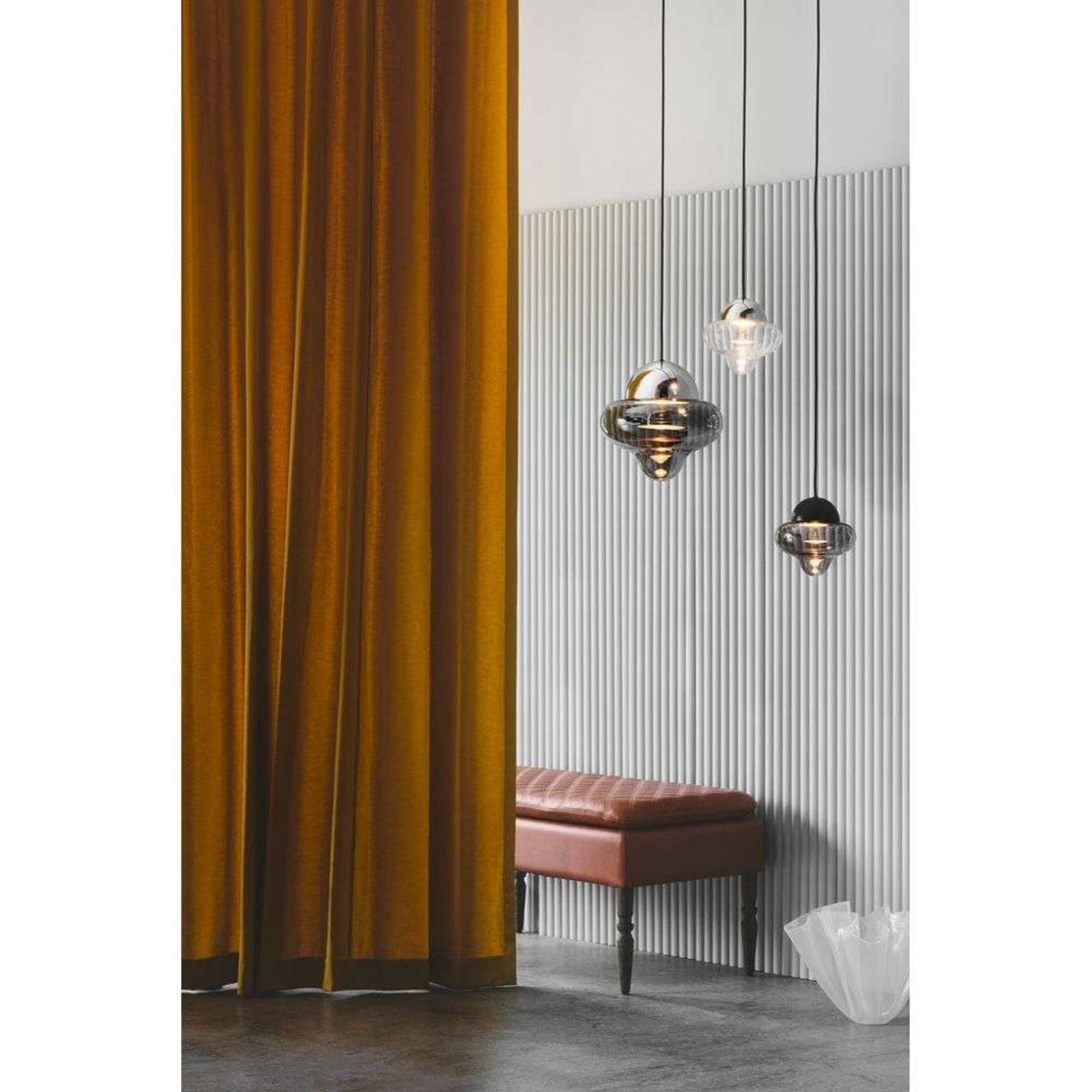 Nutty XL Lustră Pendul Brown/Chrome - Design By Us