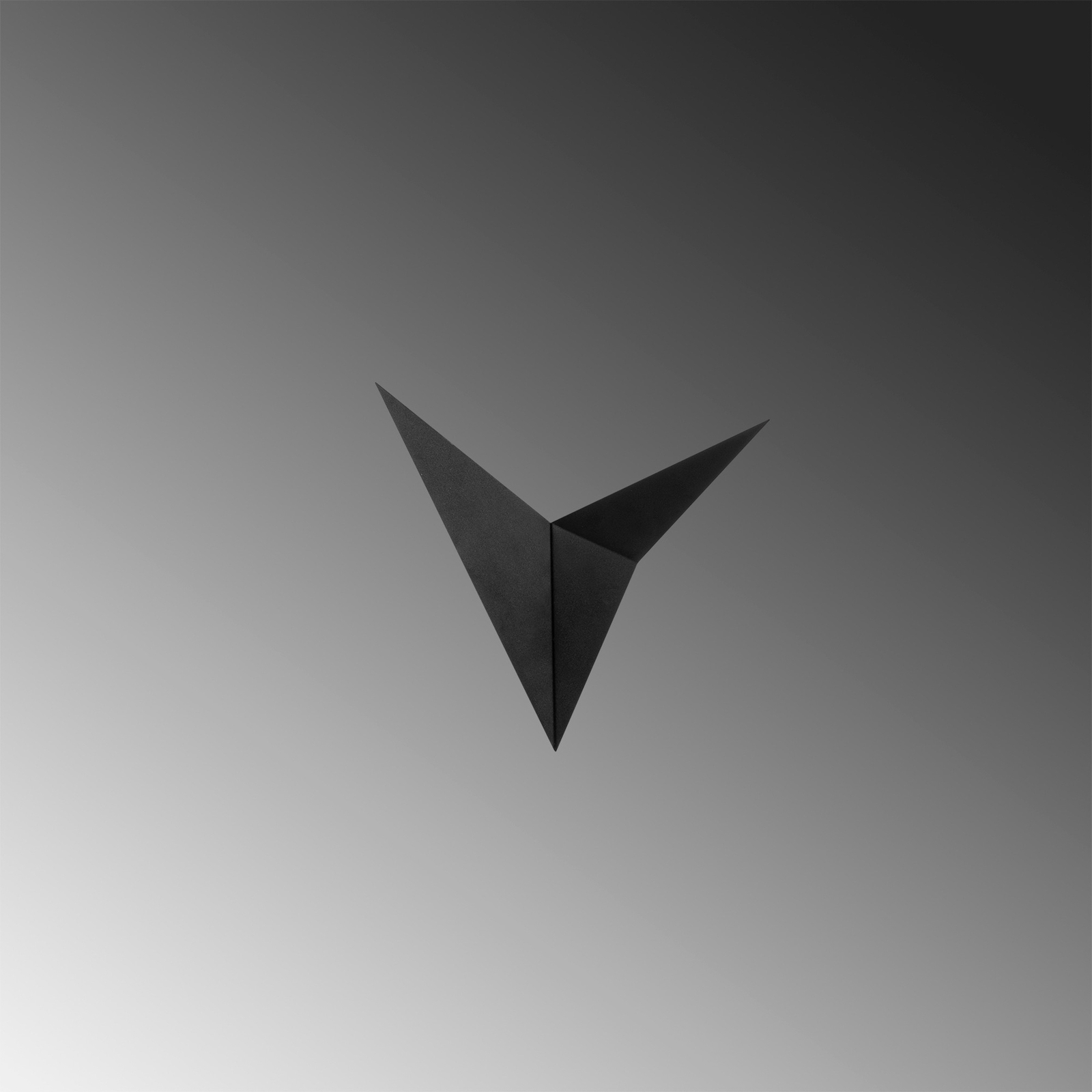 Applique Bird 3201, forme triangulaire, noir