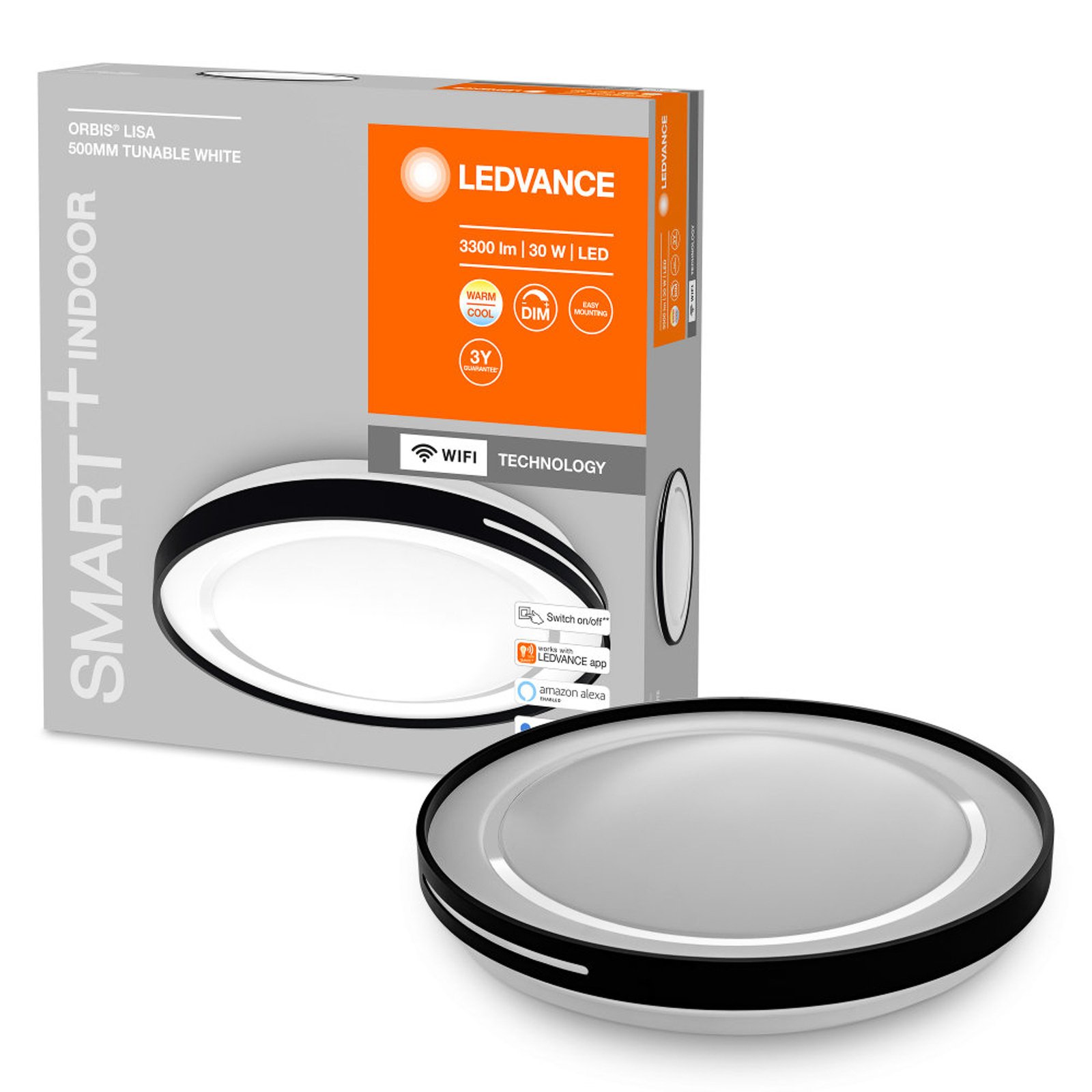 LEDVANCE SMART+ WiFi Orbis Lisa LED plafondlamp