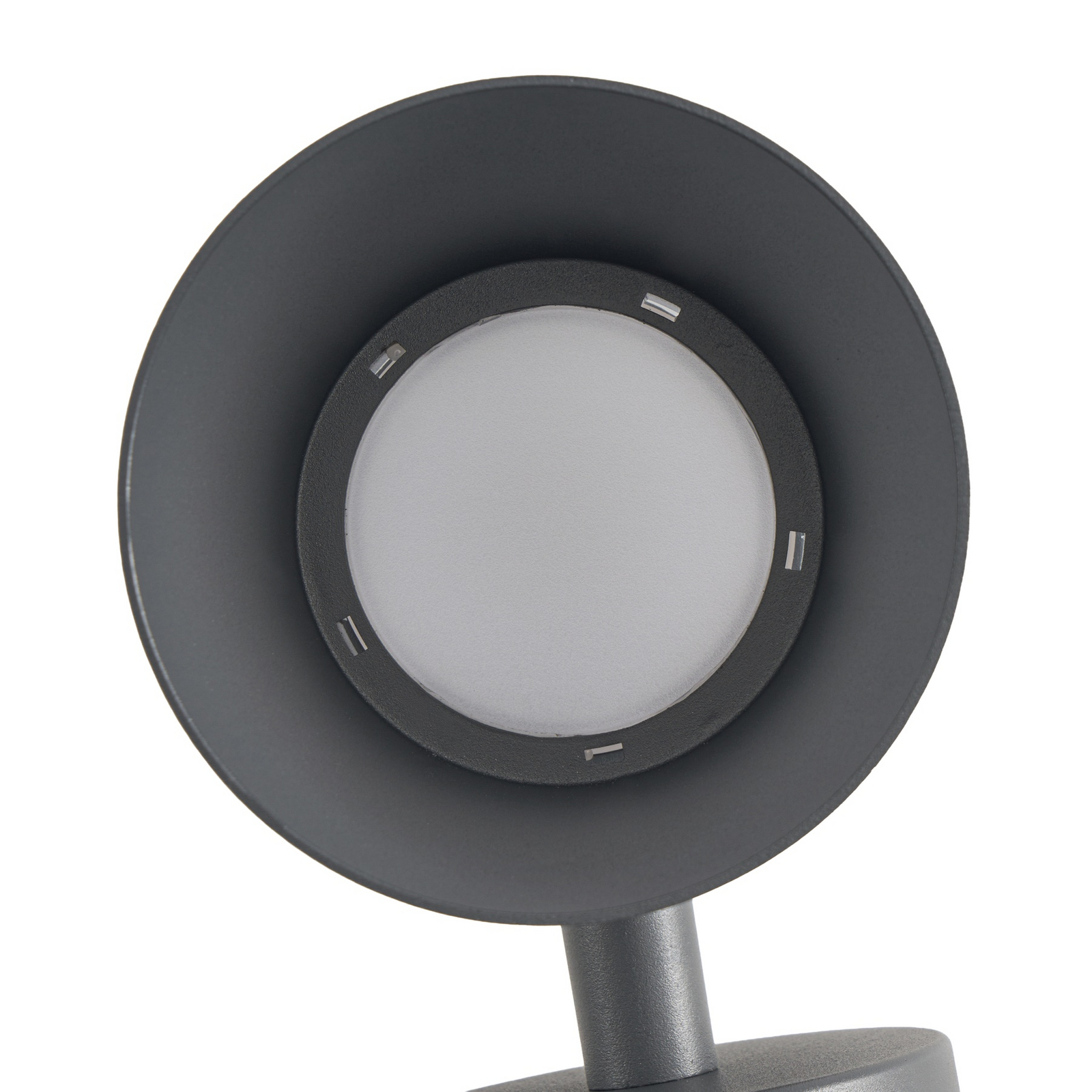 Lucande LED външна стенна лампа Meravi, антрацит, 2-лампова, IP44