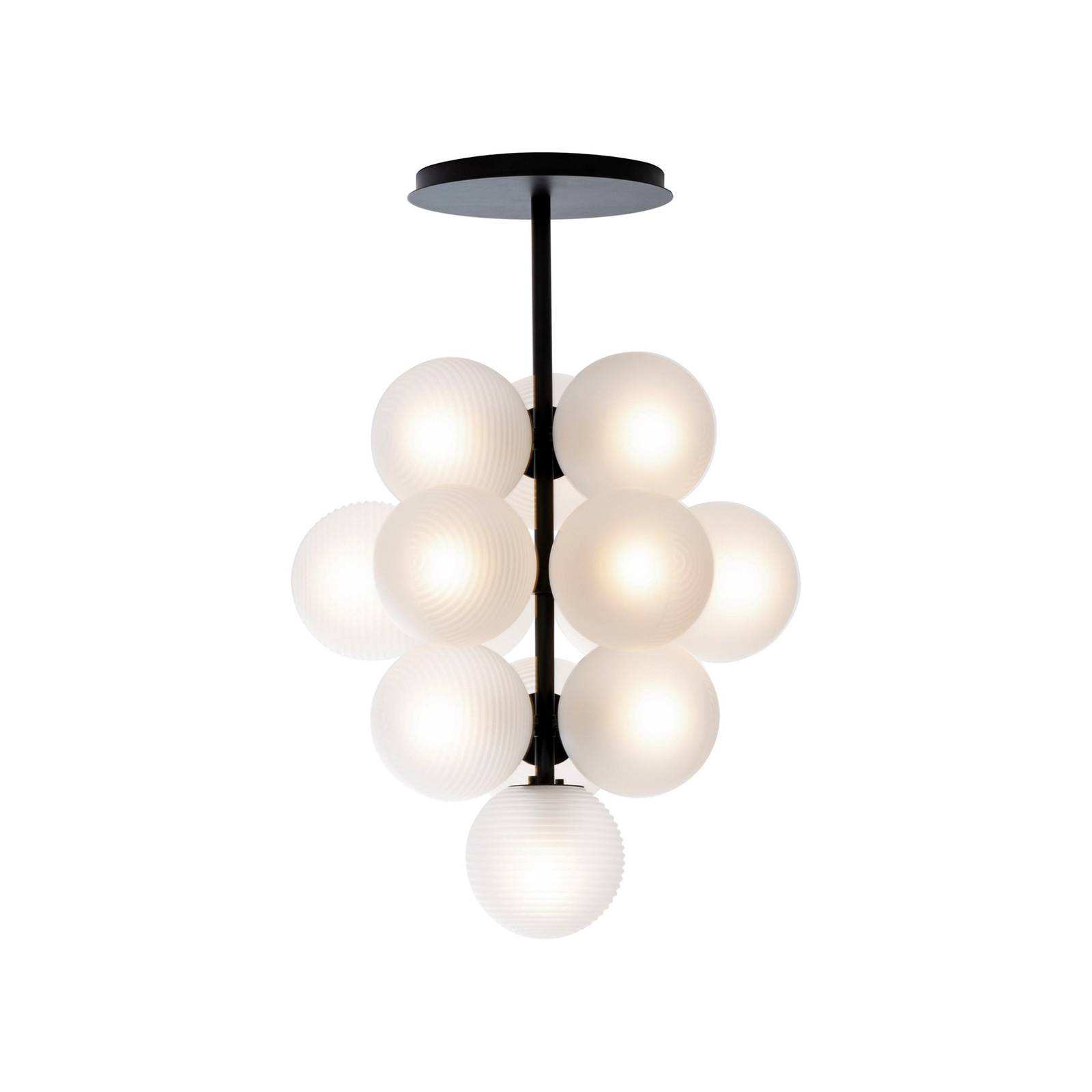 pulpo Hängeleuchte Stellar Grape Small, weiß, 13-flammig