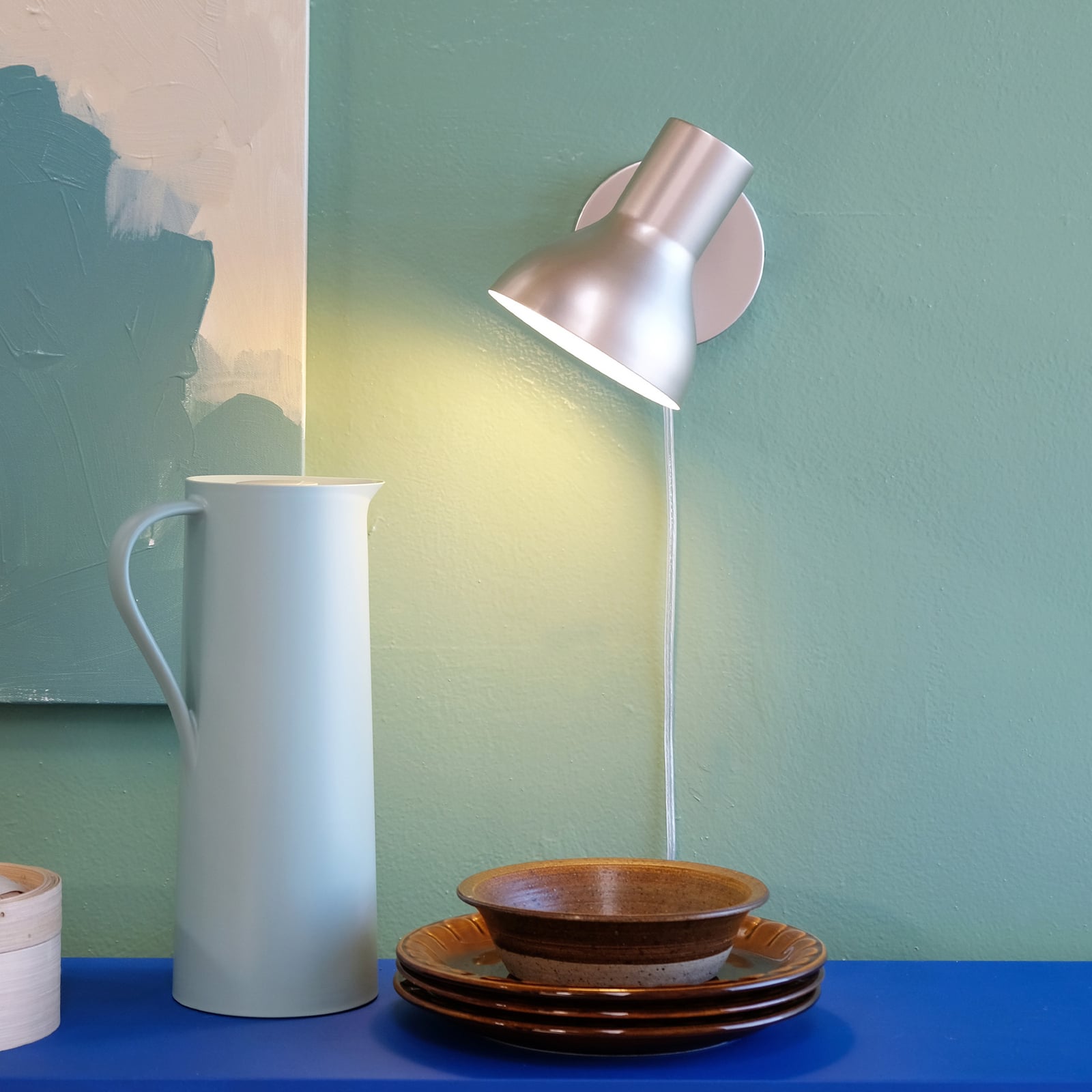 Dyberg Larsen Bob Wandlampe mit Metallfinish