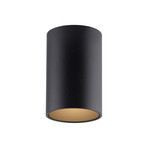 PURE LED лампа за баня Point, черна, Ø 6 cm, метал, IP44
