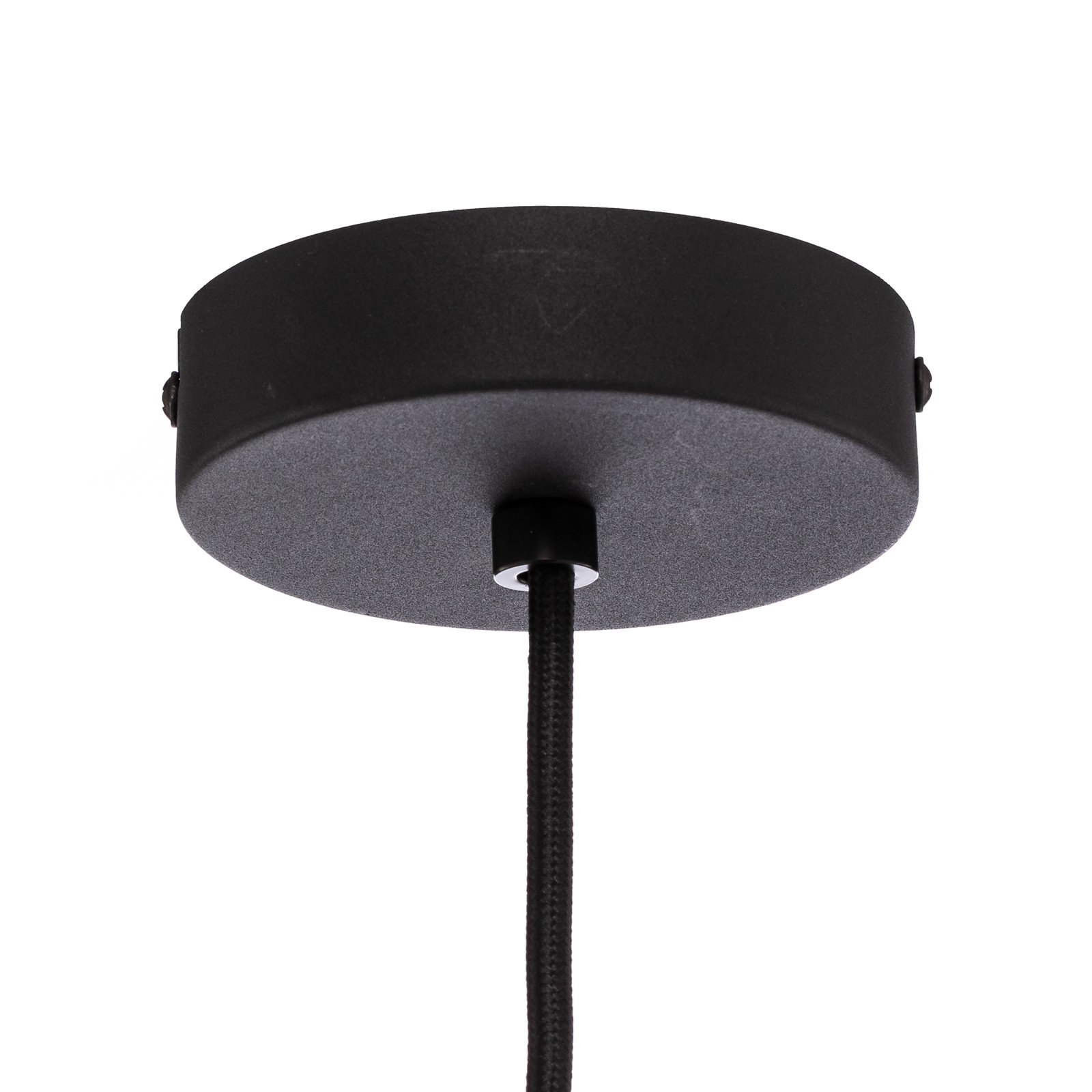 Hanglamp Lindby Valdorin, zwart, papier, Ø 40 cm, E27