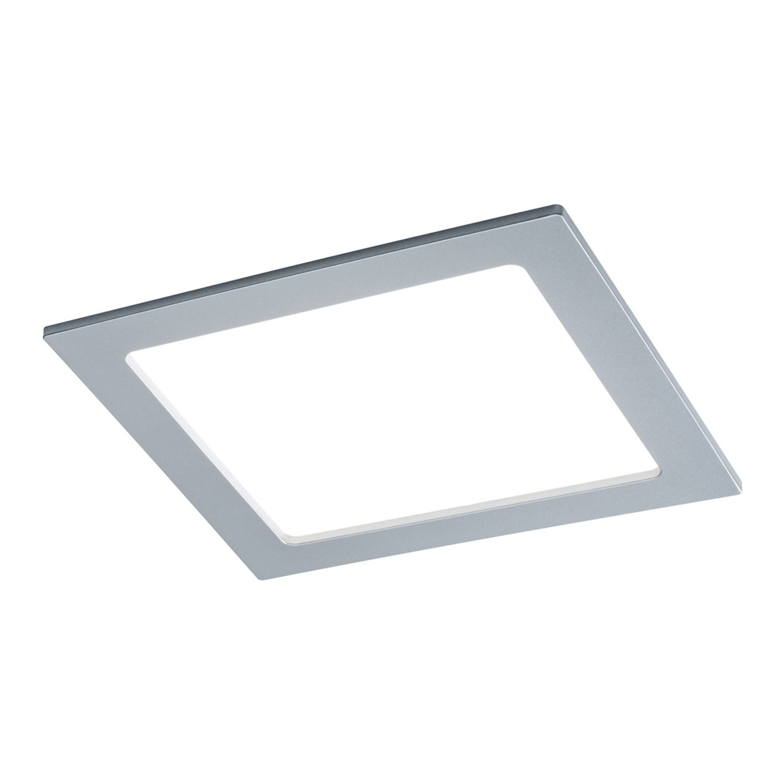 Paulmann angular LED panel, 18 W, 4,000 K, chrome