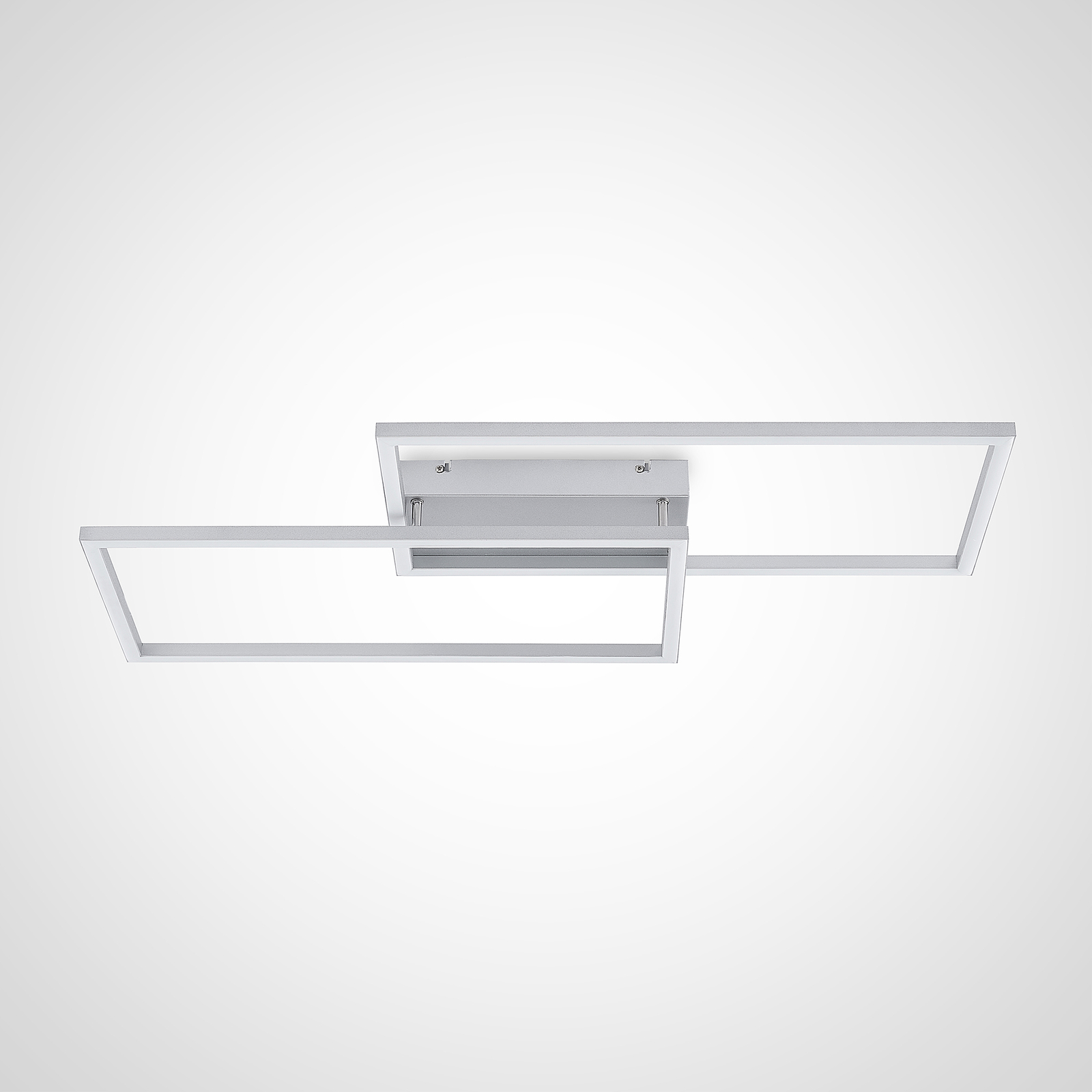 Lucande Muir LED ceiling lamp, rectangles, CCT | Lights.co.uk
