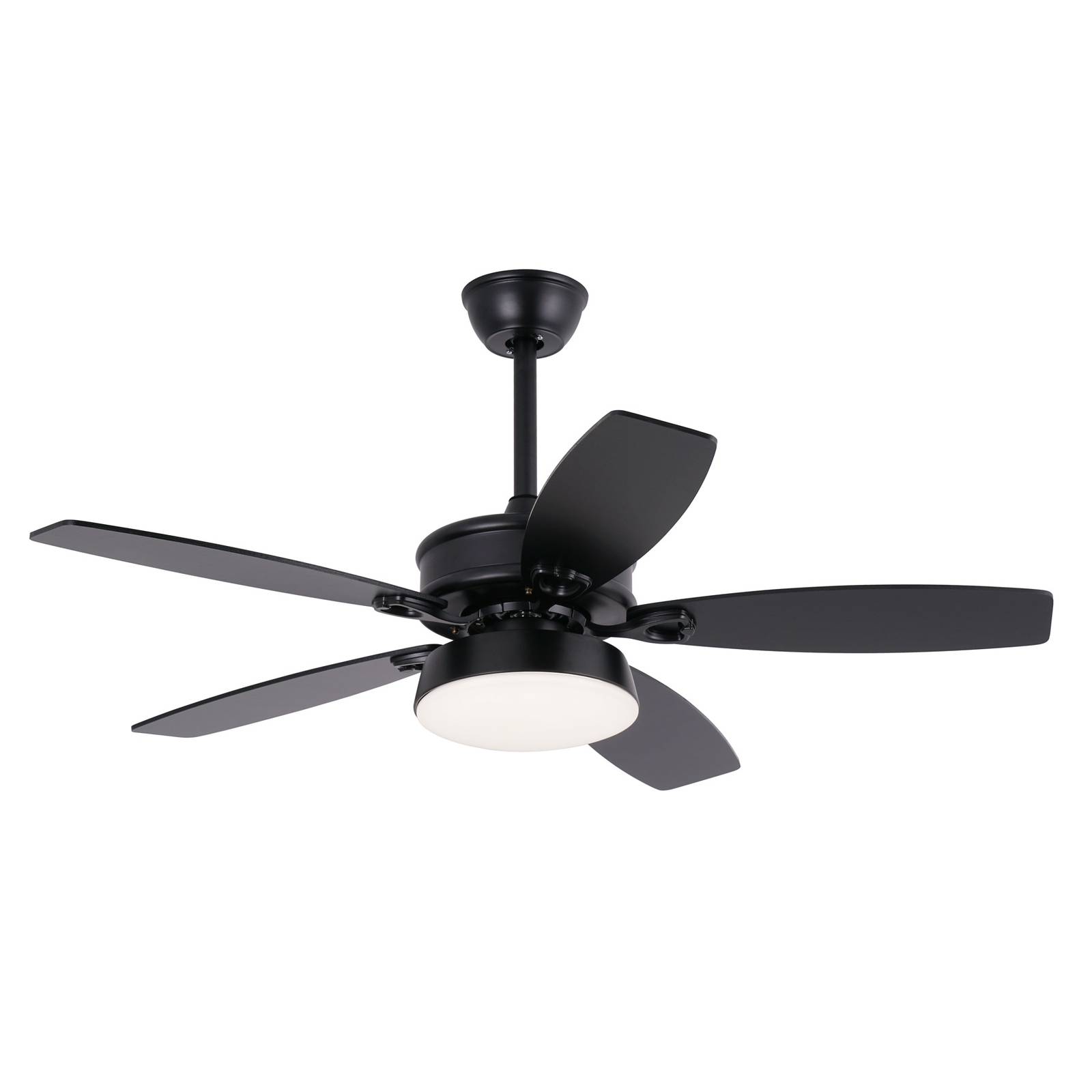 Starluna Kuvio ventilador de techo LED, CCT, negro - Salón / Comedor - negro mate, blanco - Metal