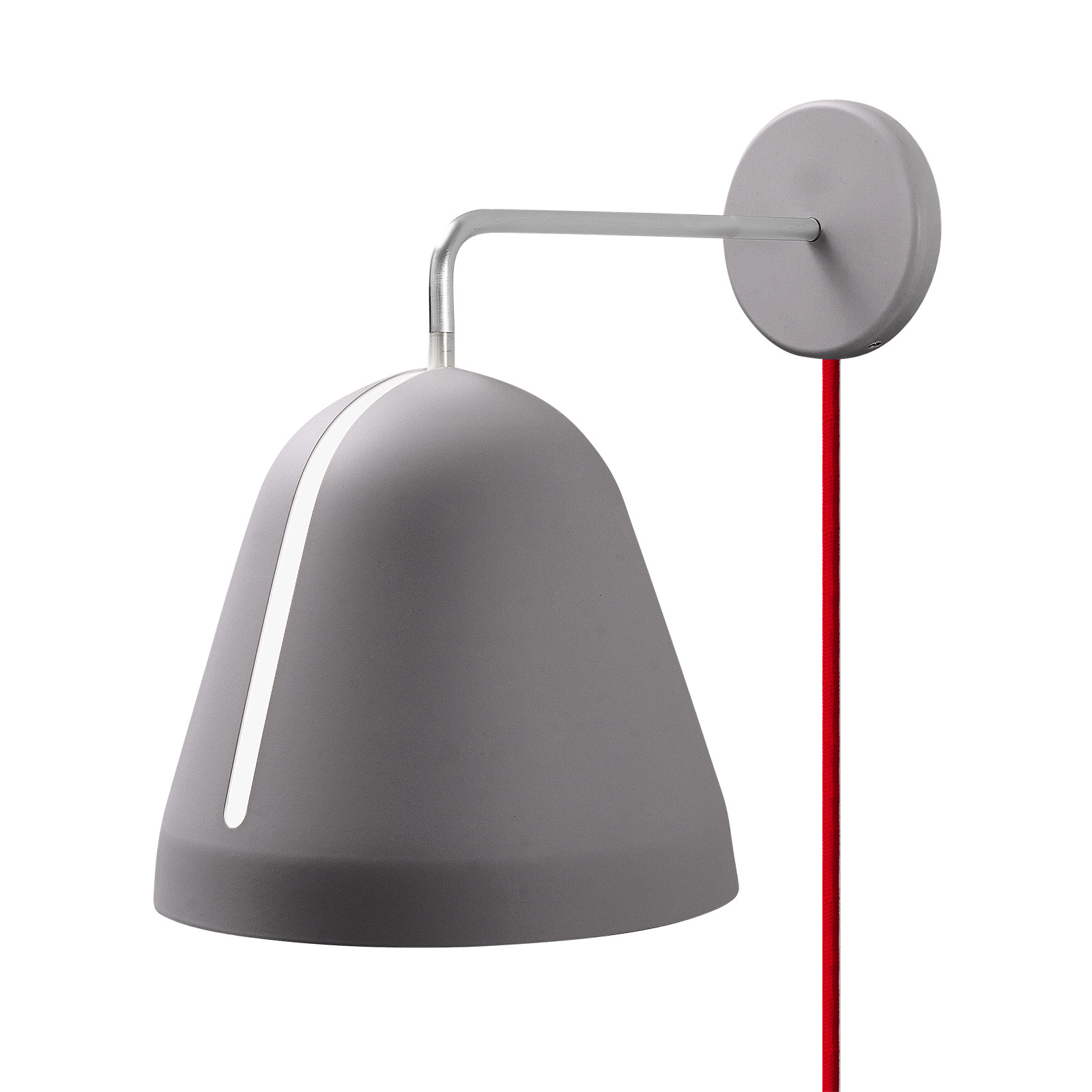 Nyta Tilt Wall Wandleuchte mit Stecker, Kabel rot