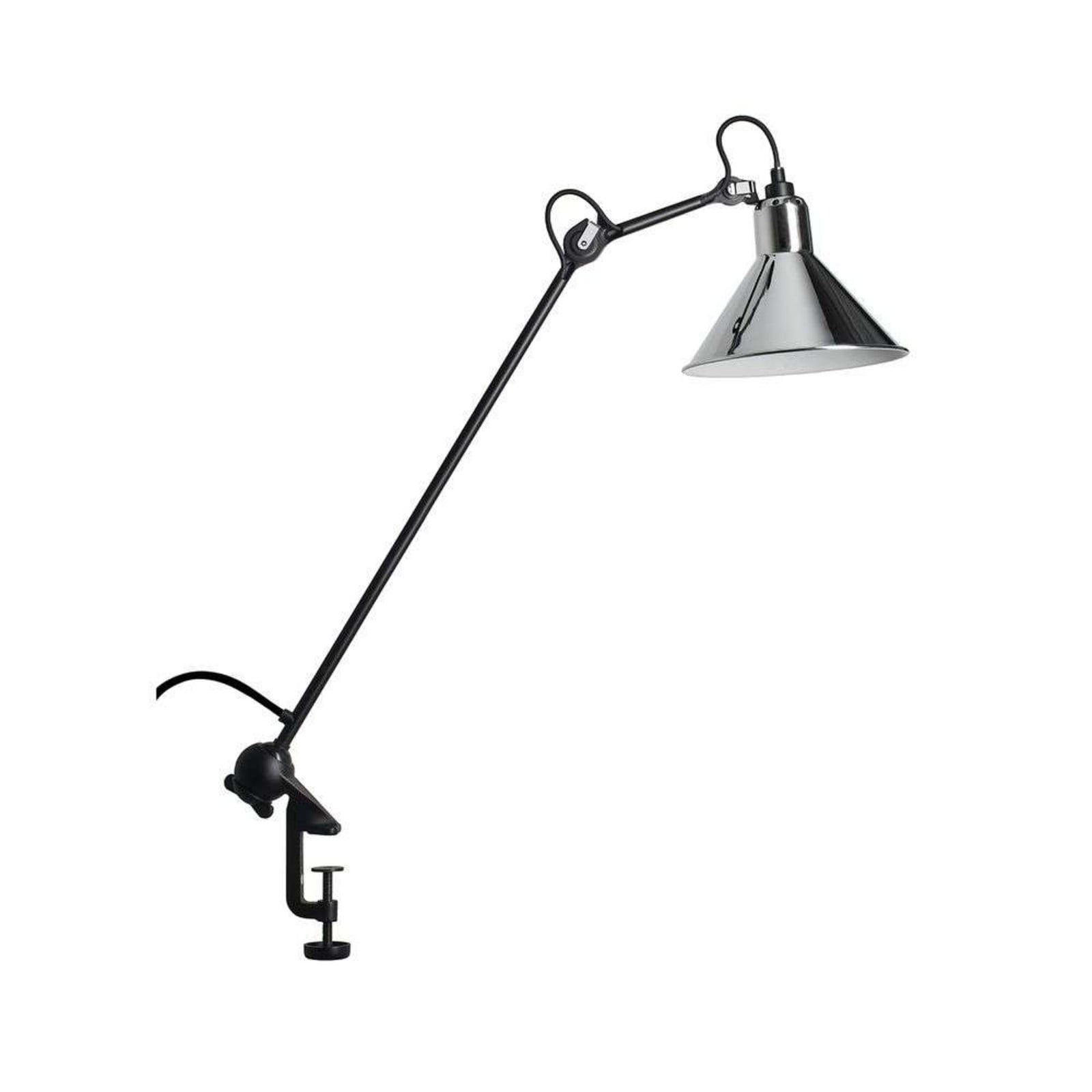 Lampe Gras 201 bordlampe, sort/krom - DCW - Kontor / arbejdsværelse - Metal