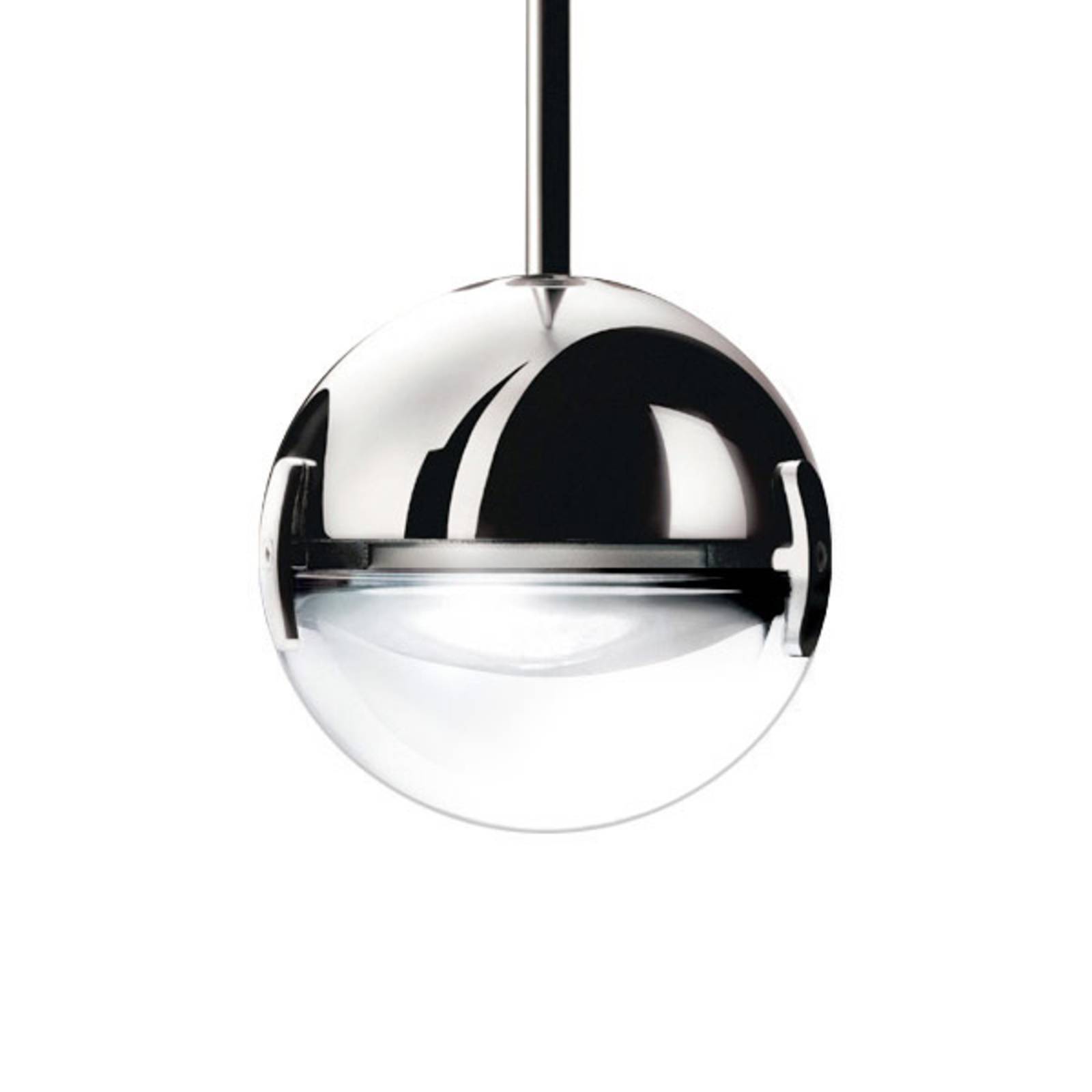 Cini & Nils Cini&Nils Convivio LED pendant light clear Casambi, for Living / Dining Room, aluminium, steel, glass, 13 W, energy efficiency: A+