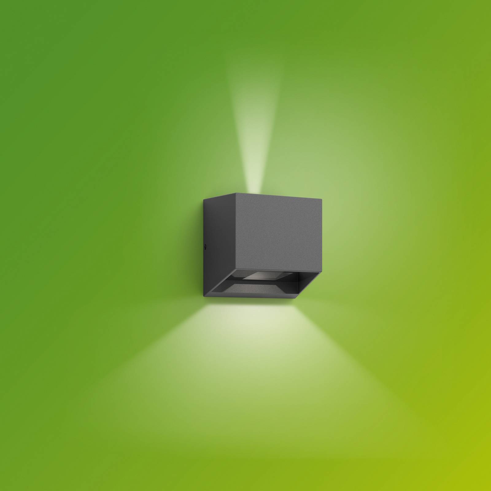 Philips Kinkiet zewnętrzny LED Alix UE, antracyt, aluminium, IP44
