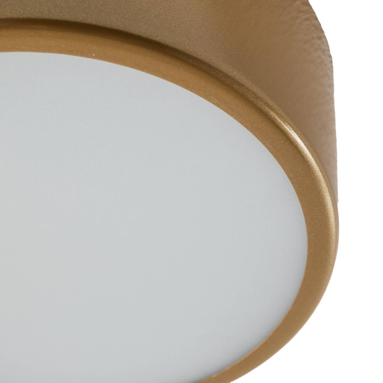 Lampa sufitowa Cleo 200, złota, czujnik, IP20, Ø 20 cm, E27