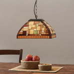 Mosaico Tiffany style hanging light