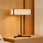 LZF Thesis LED table lamp matt black/ivory