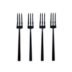 Widelec do deserów Kogei, zestaw 4 sztuki, czarny, 16 cm – 101 Copenhagen