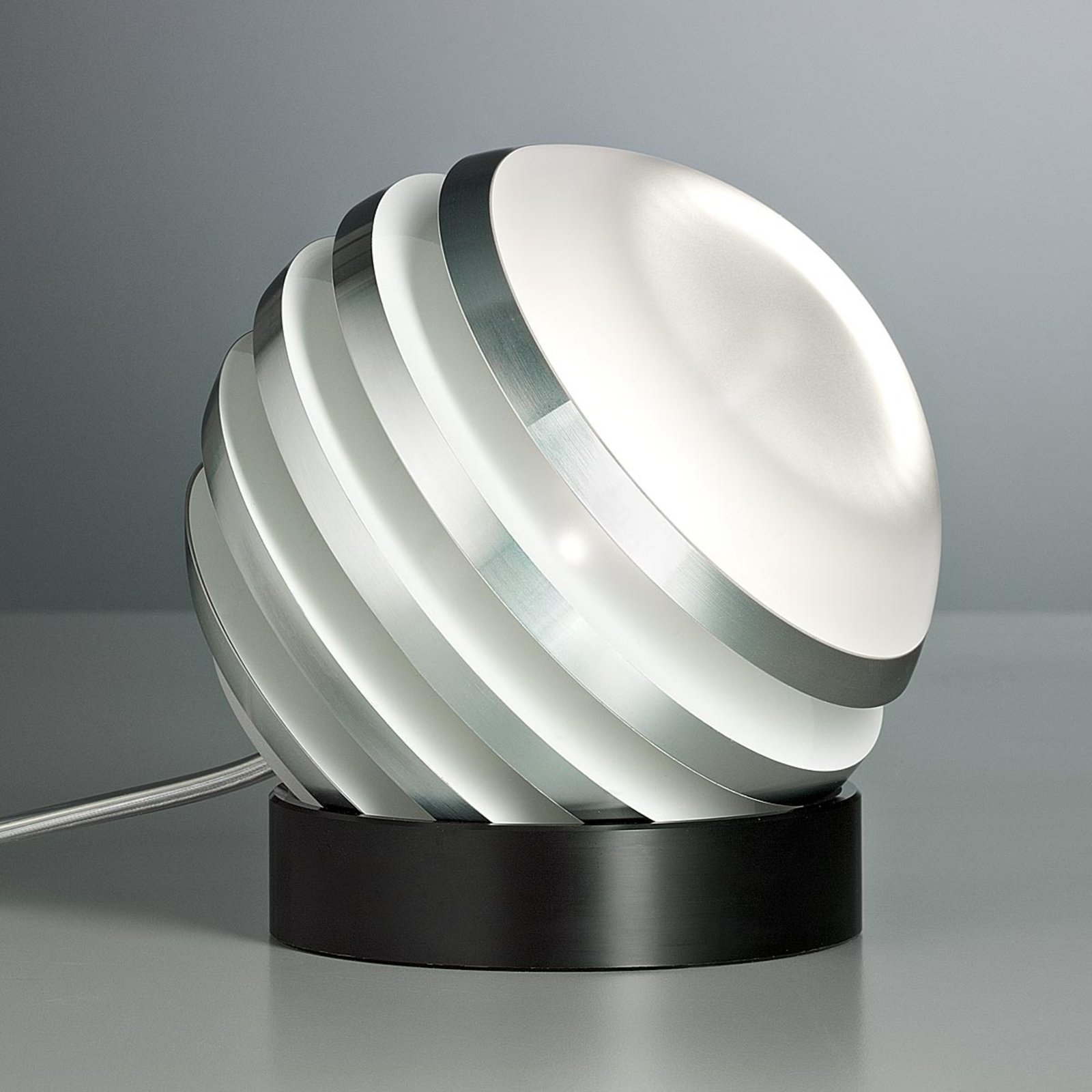 Vit, originell LED-bordslampa BULO