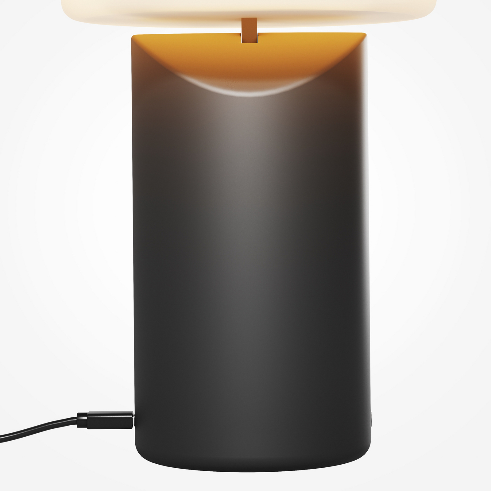 Topo LED rechargeable table lamp, black, height 20 cm, metal dimmer Topo LED rechargeable table lamp, black, height 20 cm, metal dimmer
