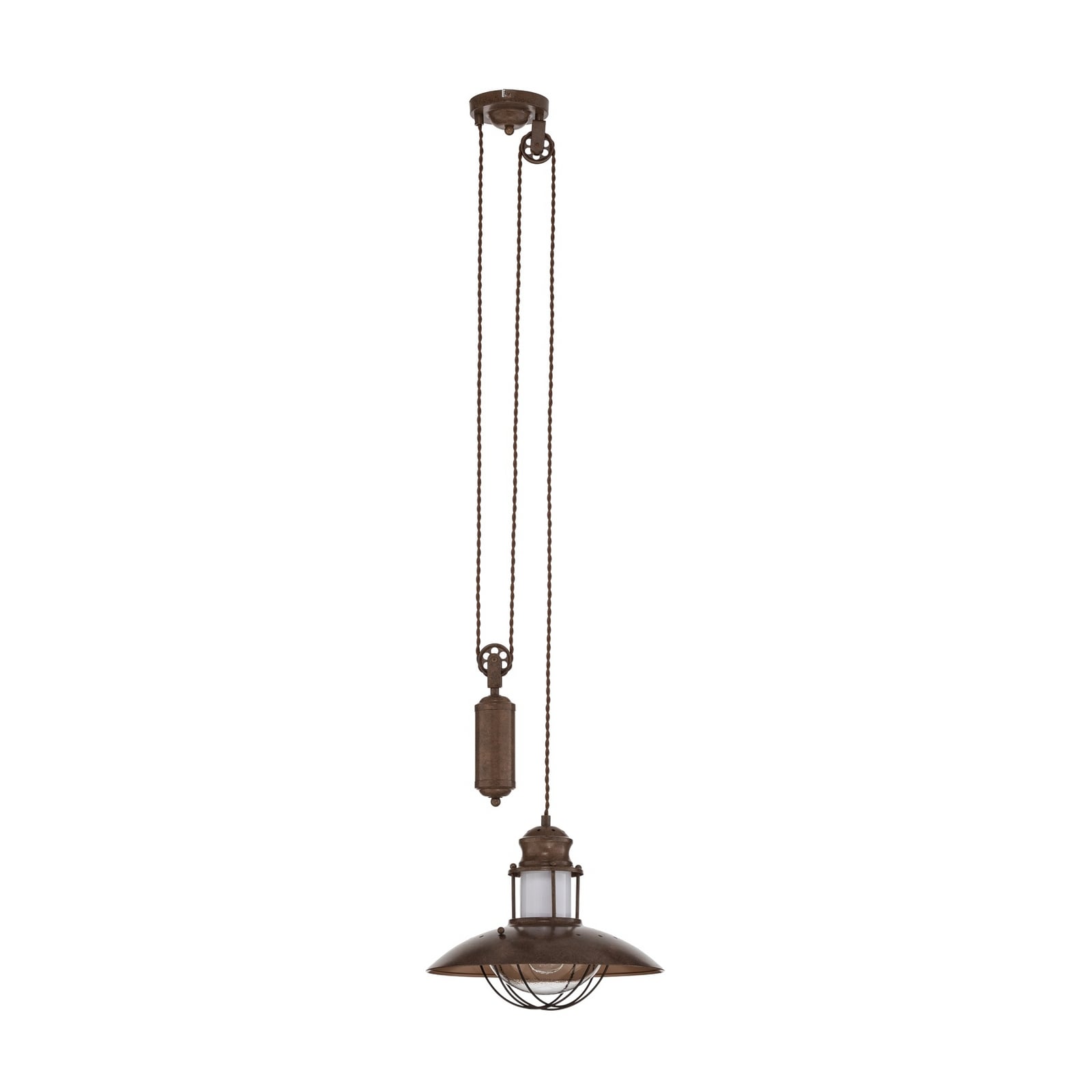 Suspension réglable Louisanne Brown - Lindby Suspension réglable Louisanne Brown - Lindby