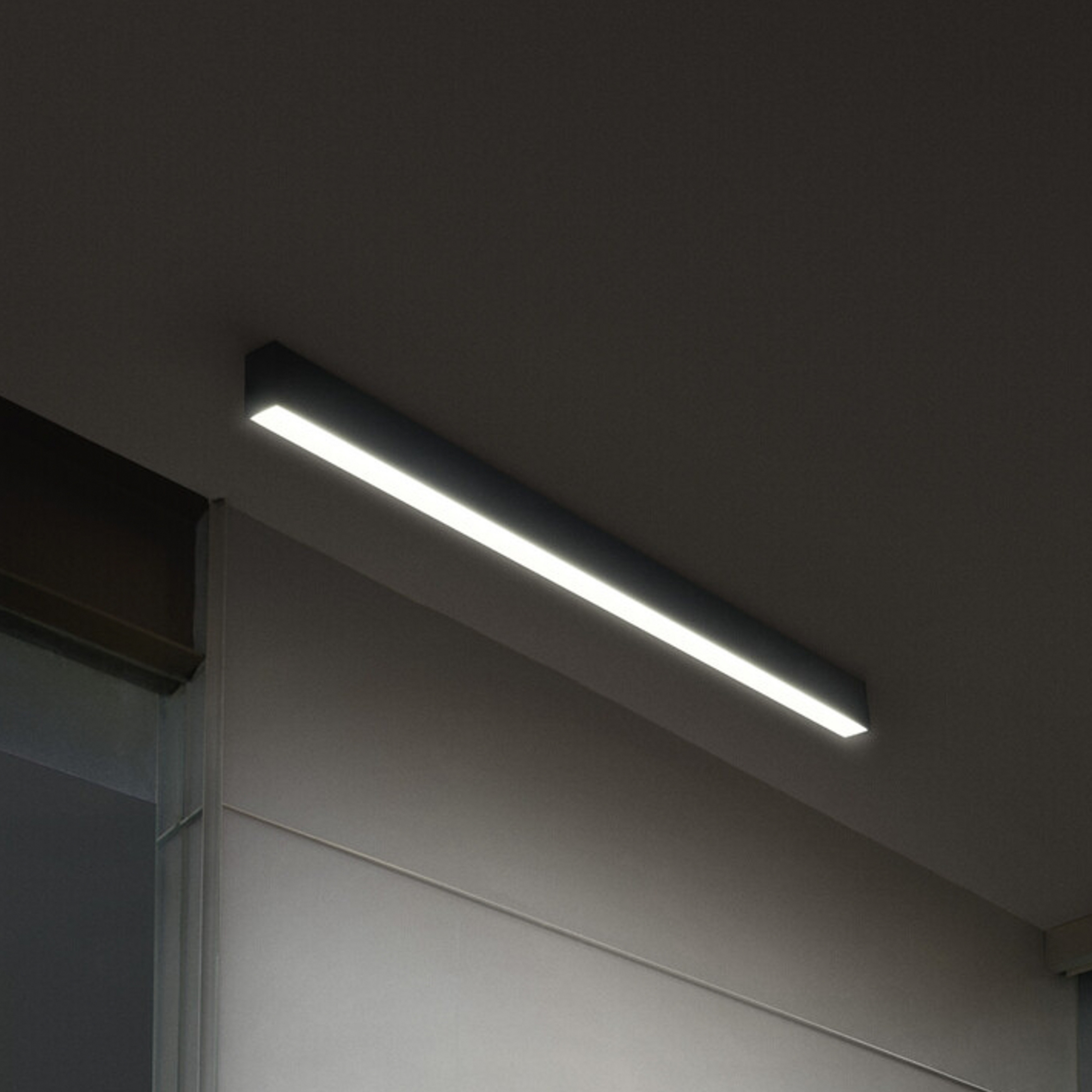 OSRAM LED-Deckenlampe Office line Cuboid schwarz 4000 K DIM