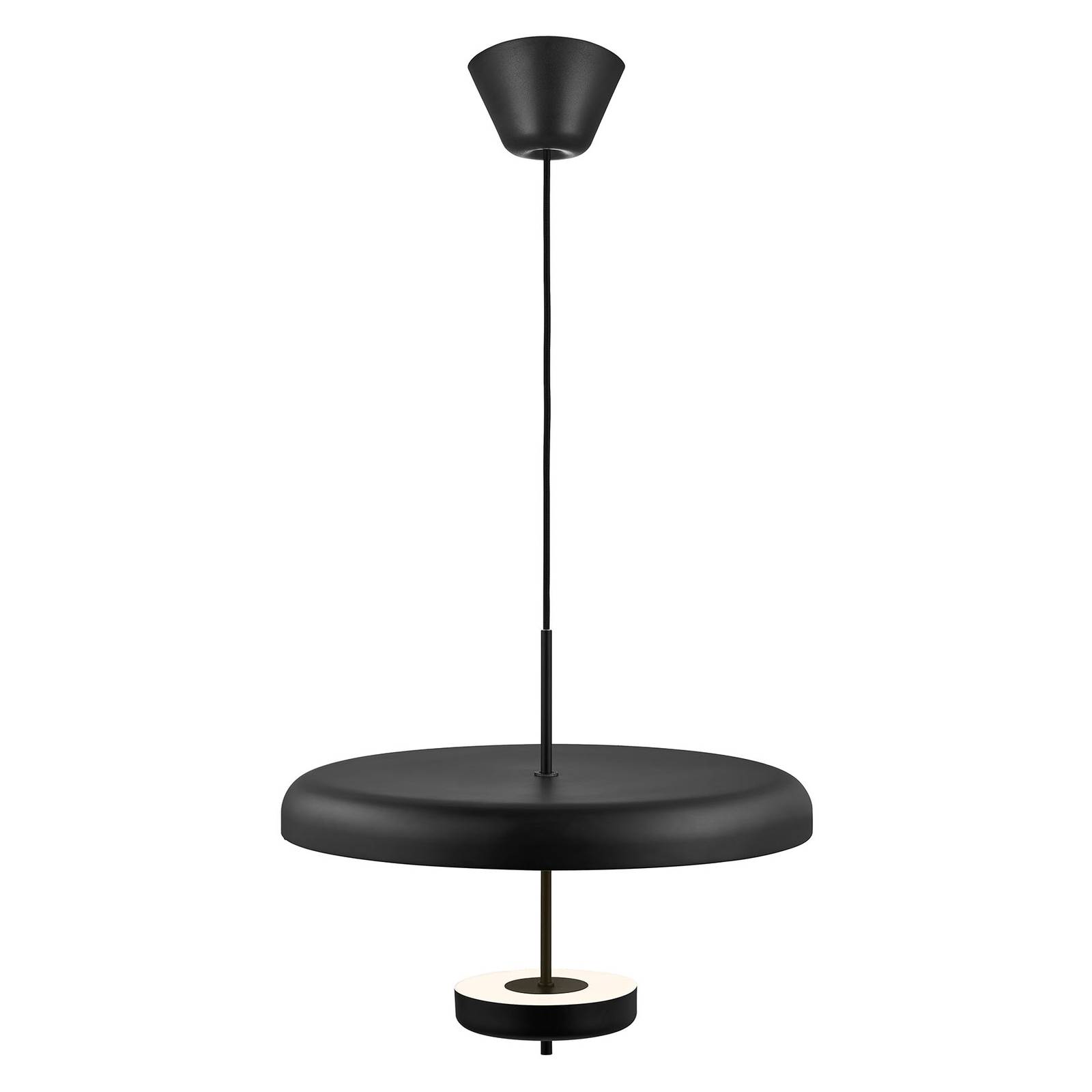 Lampa wisząca Mobile, regulacja wysokości, czarna